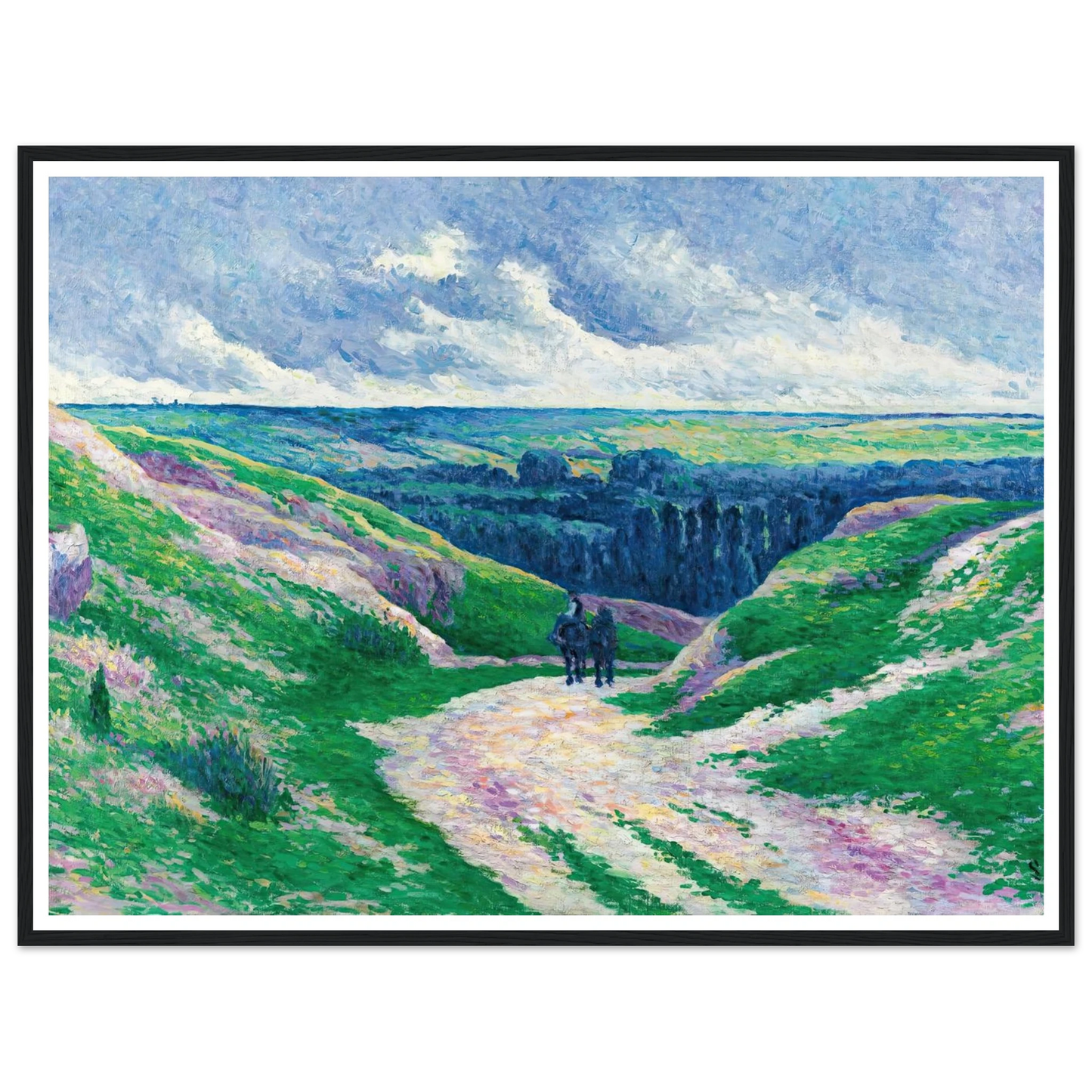 Paysage Près De Moulineux Sur Oise (circa 1902-03) Art Print | Maximilien Luce-Quipham Collections