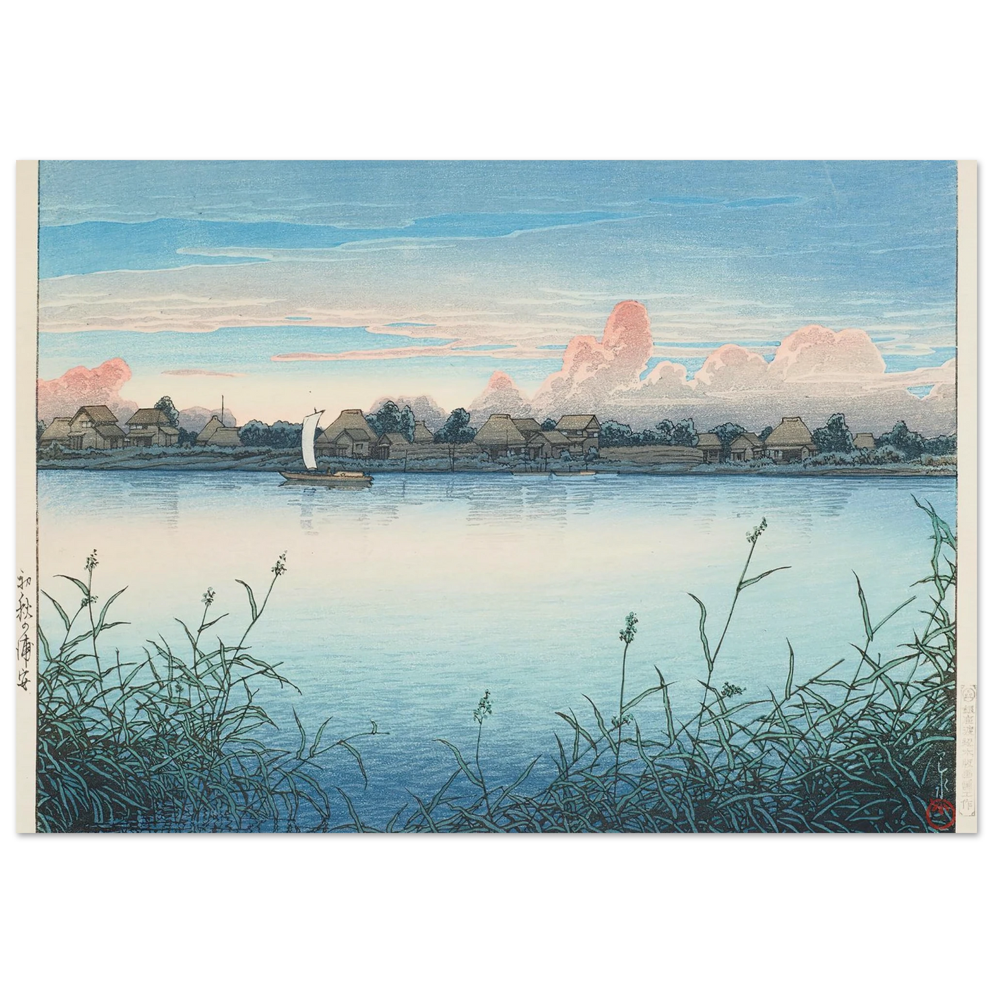 Shugetsu no Urayasu (Urayasu in early autumn) (1931) Art Print | Kawase Hasui-Quipham Collections