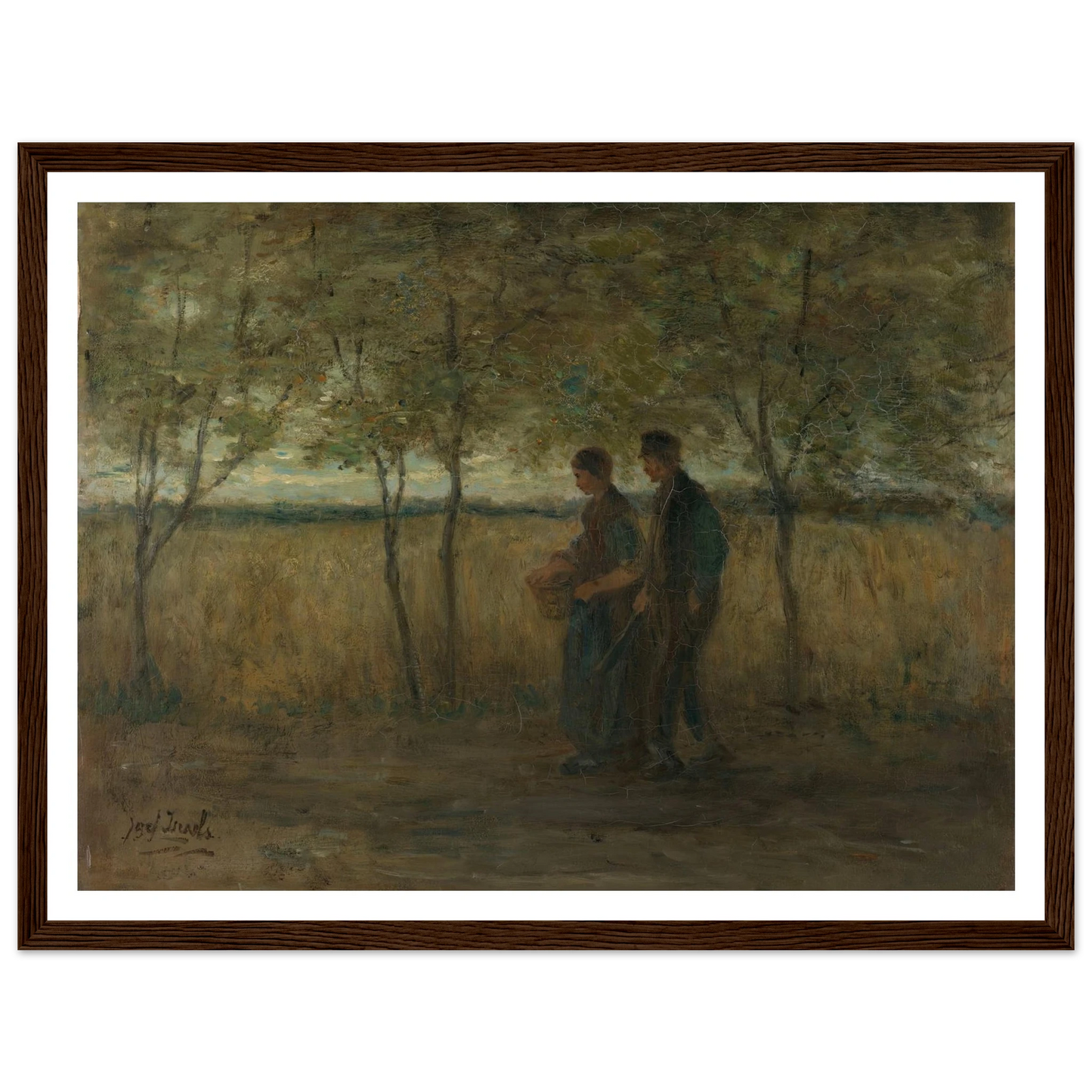‘Turning homewards’ (1860 - 1911) Art Print | Jozef Israels-Quipham Collections