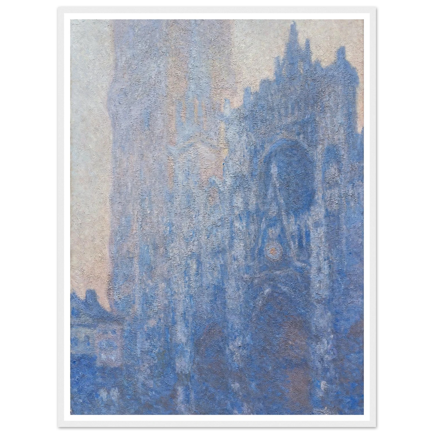 Rouen Cathedral Façade and Tour d’Albane (Morning Effect) (1894) Art Print | Claude Monet-Quipham Collections