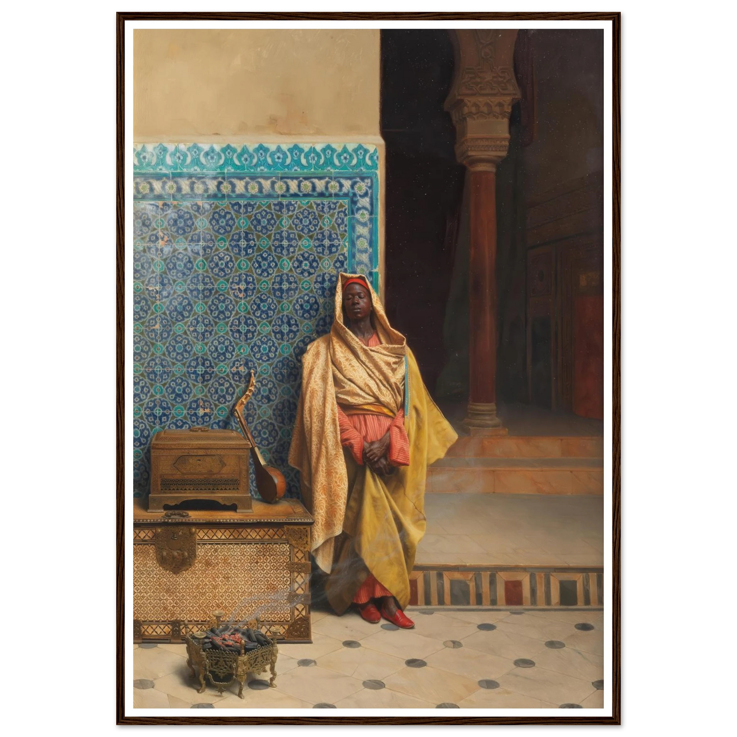 At the Mosque (1895) Art Print | Ludwig Deutsch-Quipham Collections