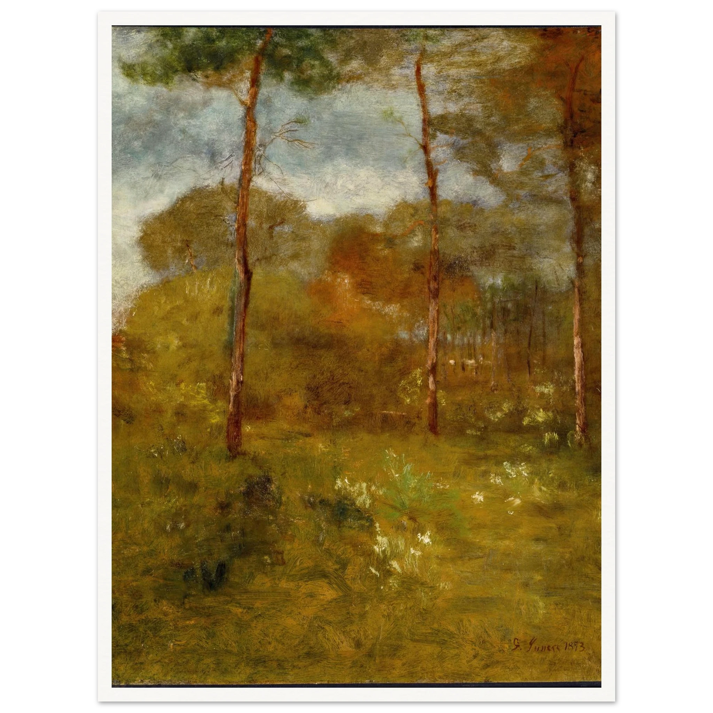 Orange Road, Tarpon Springs (1893) Art Print | George Inness-Quipham Collections