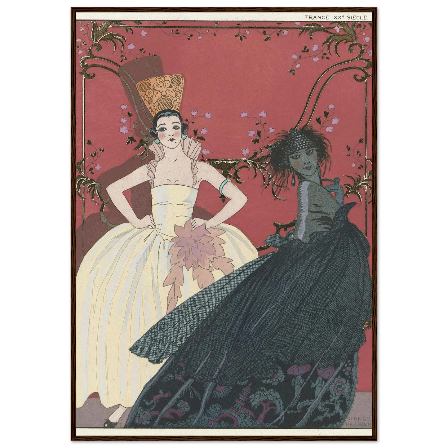 Le Jour et la Nuit (1922) Art Print | George Barbier-Quipham Collections