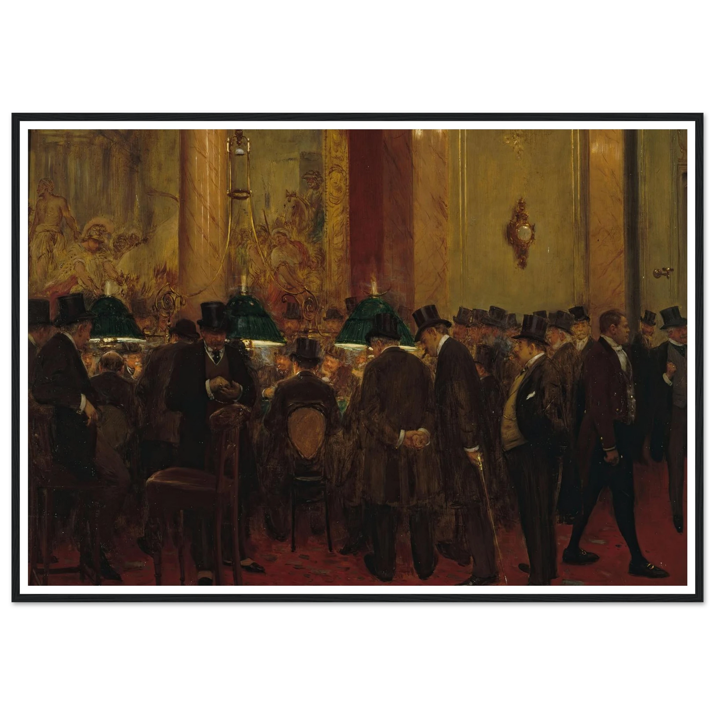 Au cercle (1908) Art Print | Jean Beraud-Quipham Collections