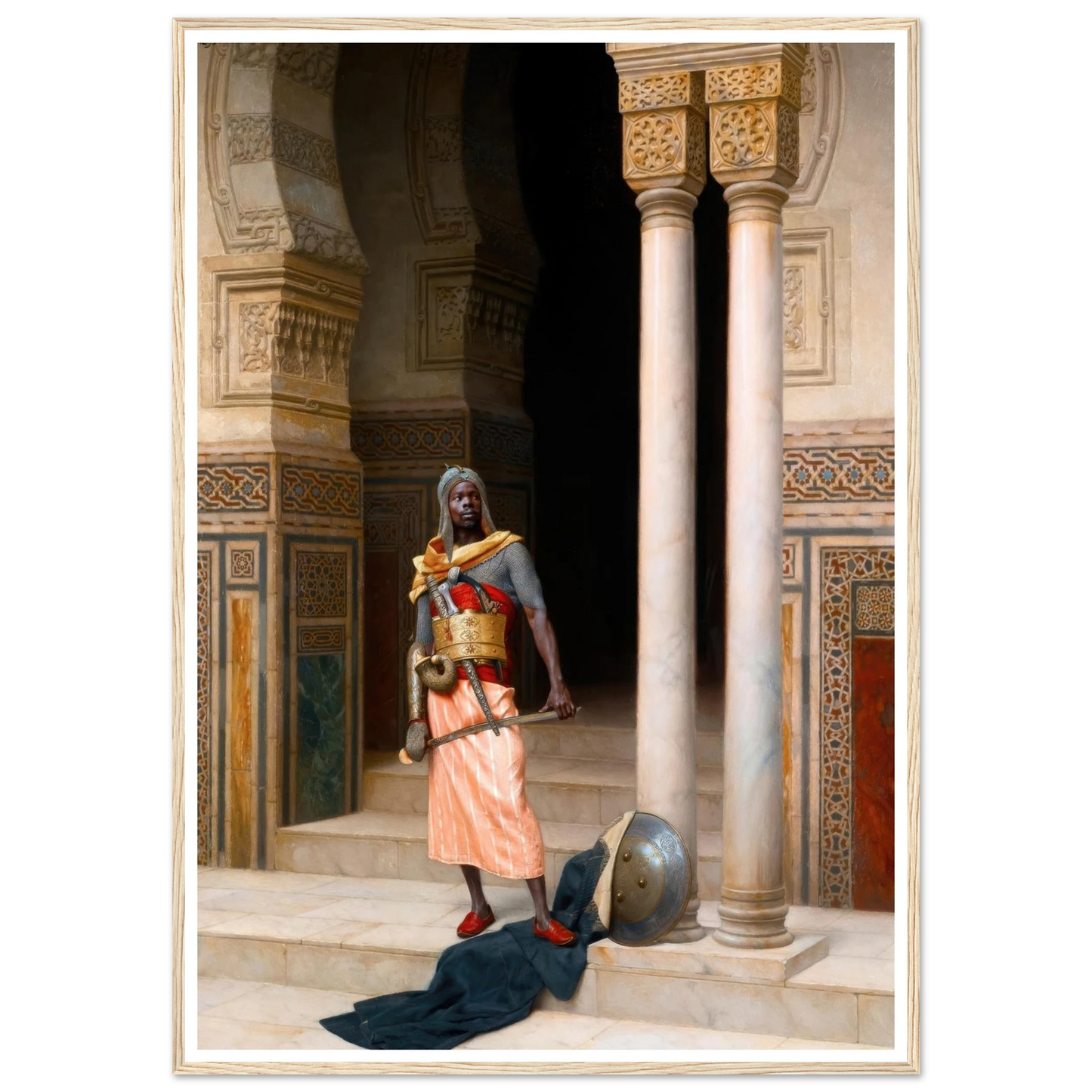 A Nubian Guard (1895) Art Print | Ludwig Deutsch-Quipham Collections