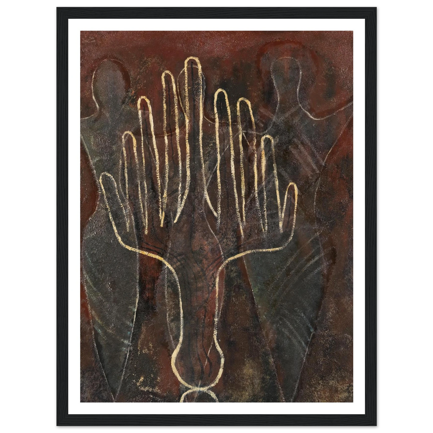 Mains et fantômes (1948) Art Print | Francis Picabia-Quipham Collections