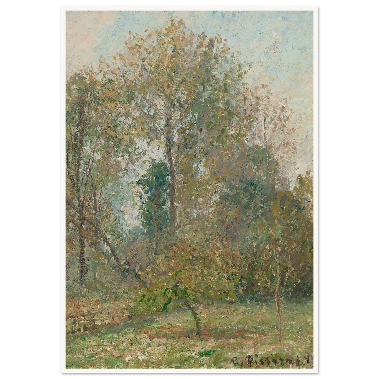 Gelée blanche à Eragny (1902) Art Print | Camille Pissarro-Quipham Collections