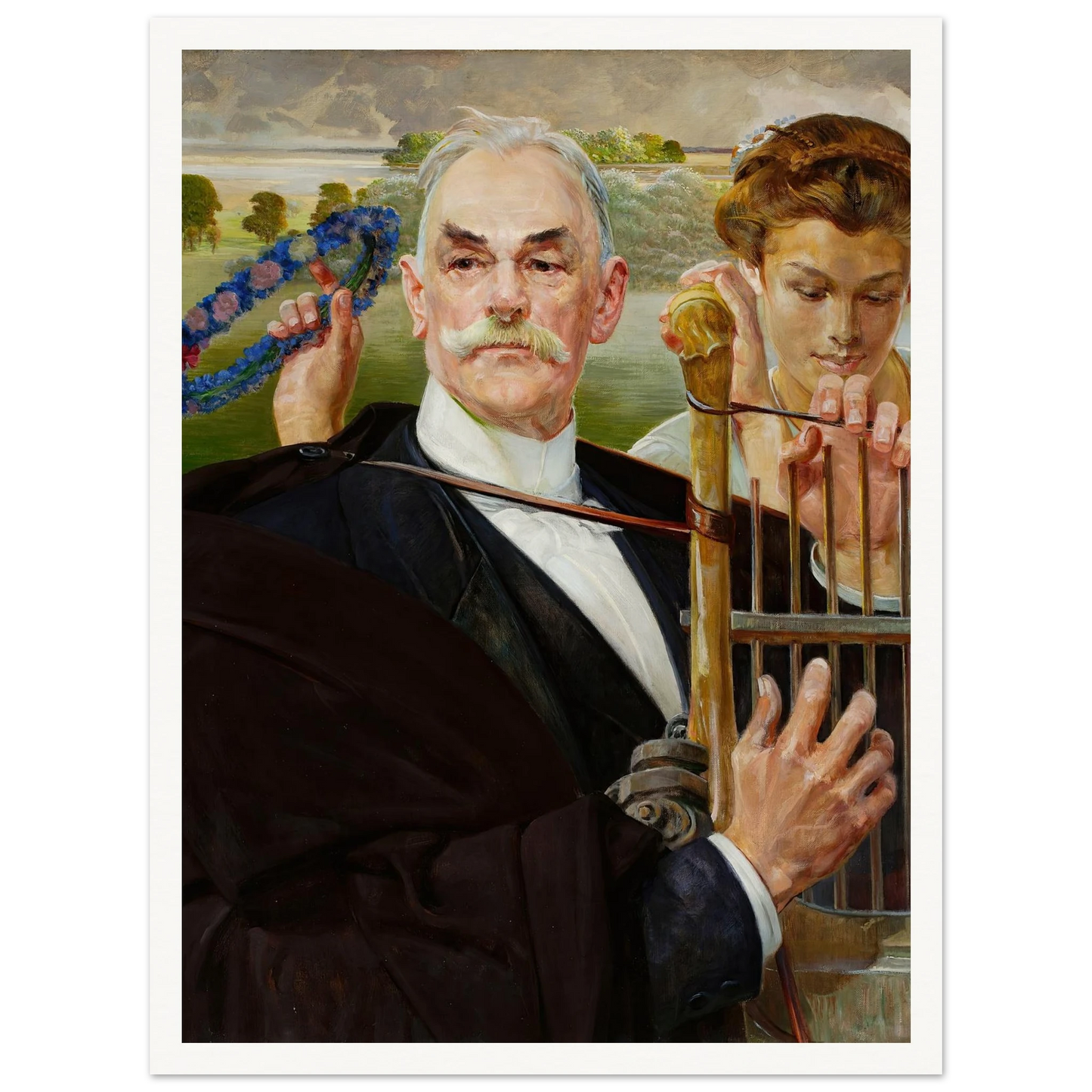 Portrait of Władysław Żeleński (1908) Art Print | Jacek Malczewski-Quipham Collections