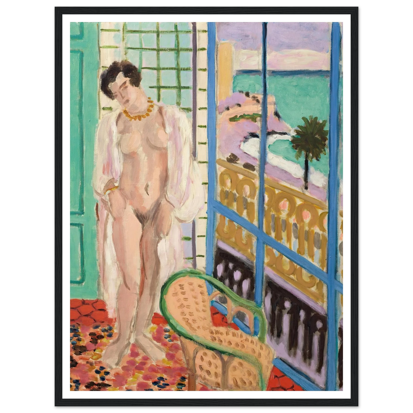 Nu à la fenêtre (1929) Art Print | Henri Matisse-Quipham Collections