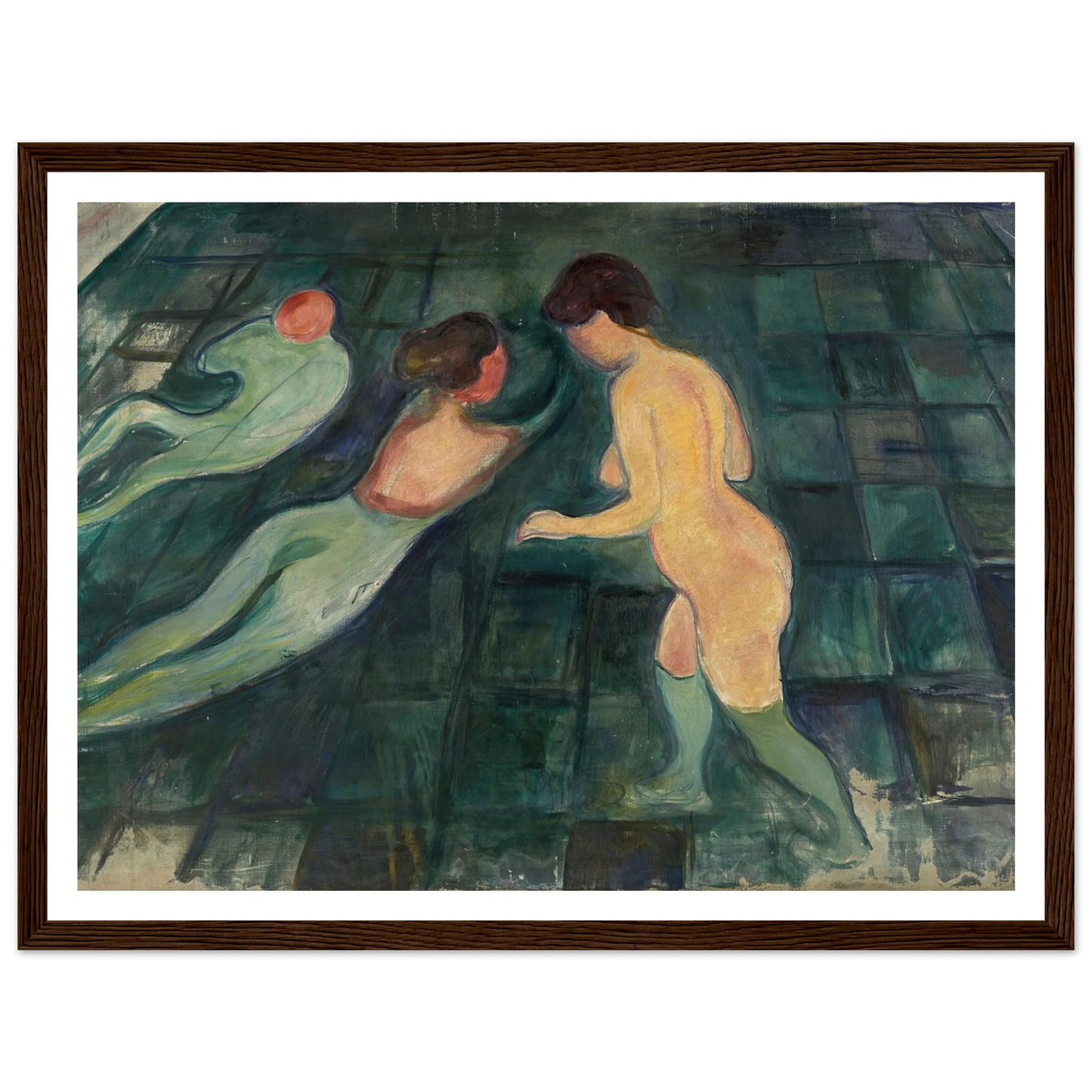Bathing Women (1896–97) Art Print | Edvard Munch-Quipham Collections