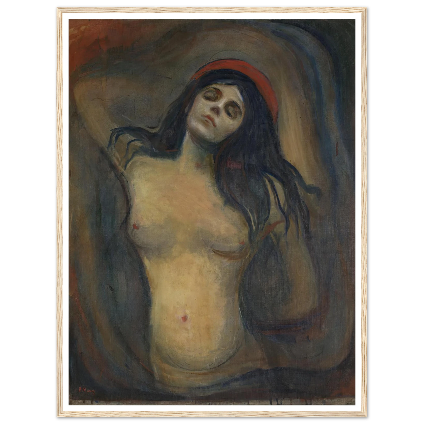 Madonna (1894) Art Print | Edvard Munch-Quipham Collections