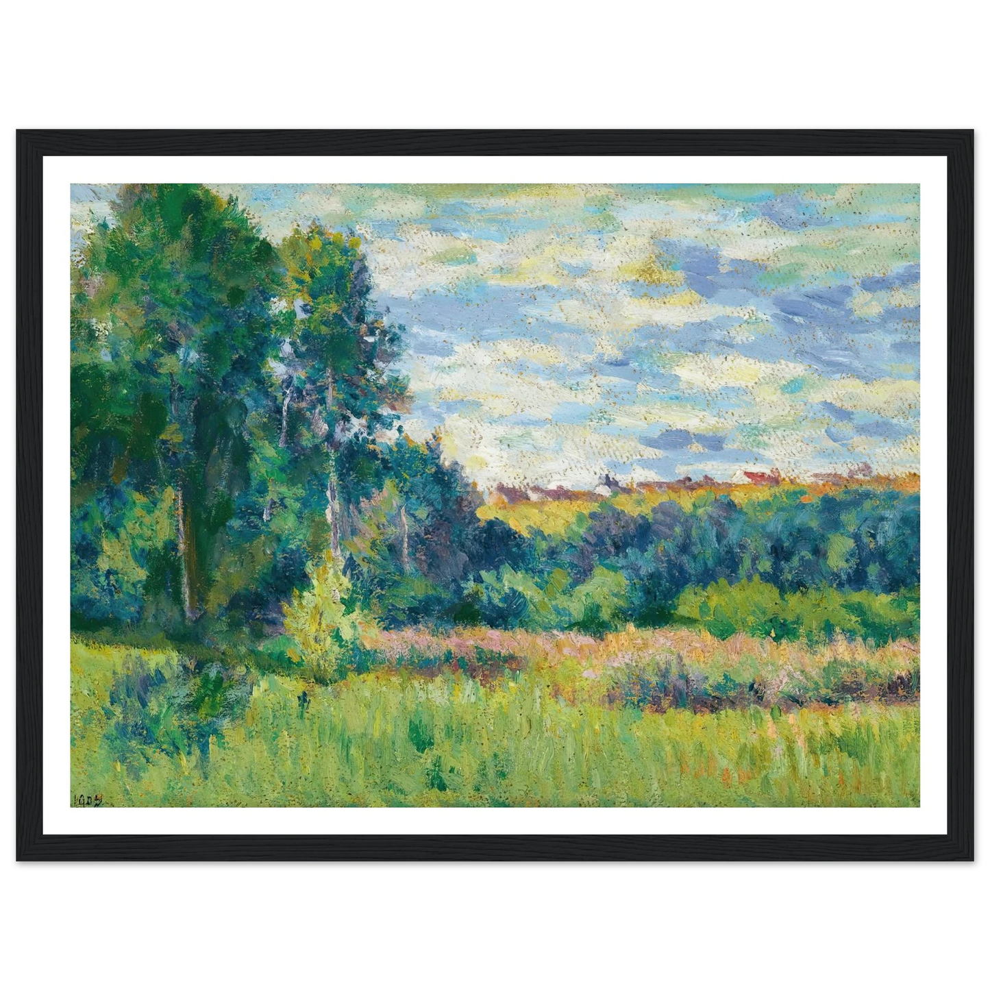 Paysage (1903) Art Print | Maximilien Luce-Quipham Collections
