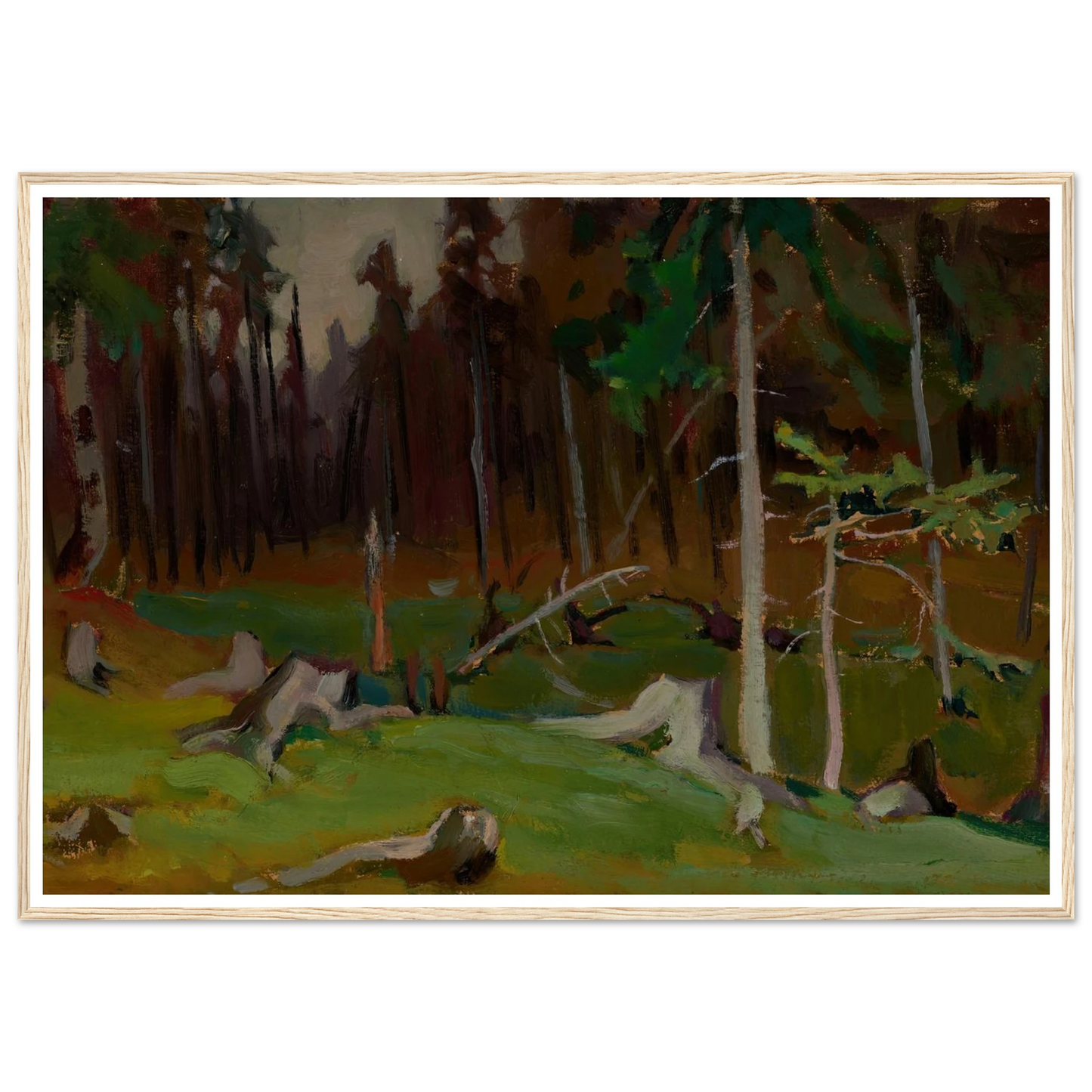 Clearing in a forest Art Print | Jacek Malczewski-Quipham Collections