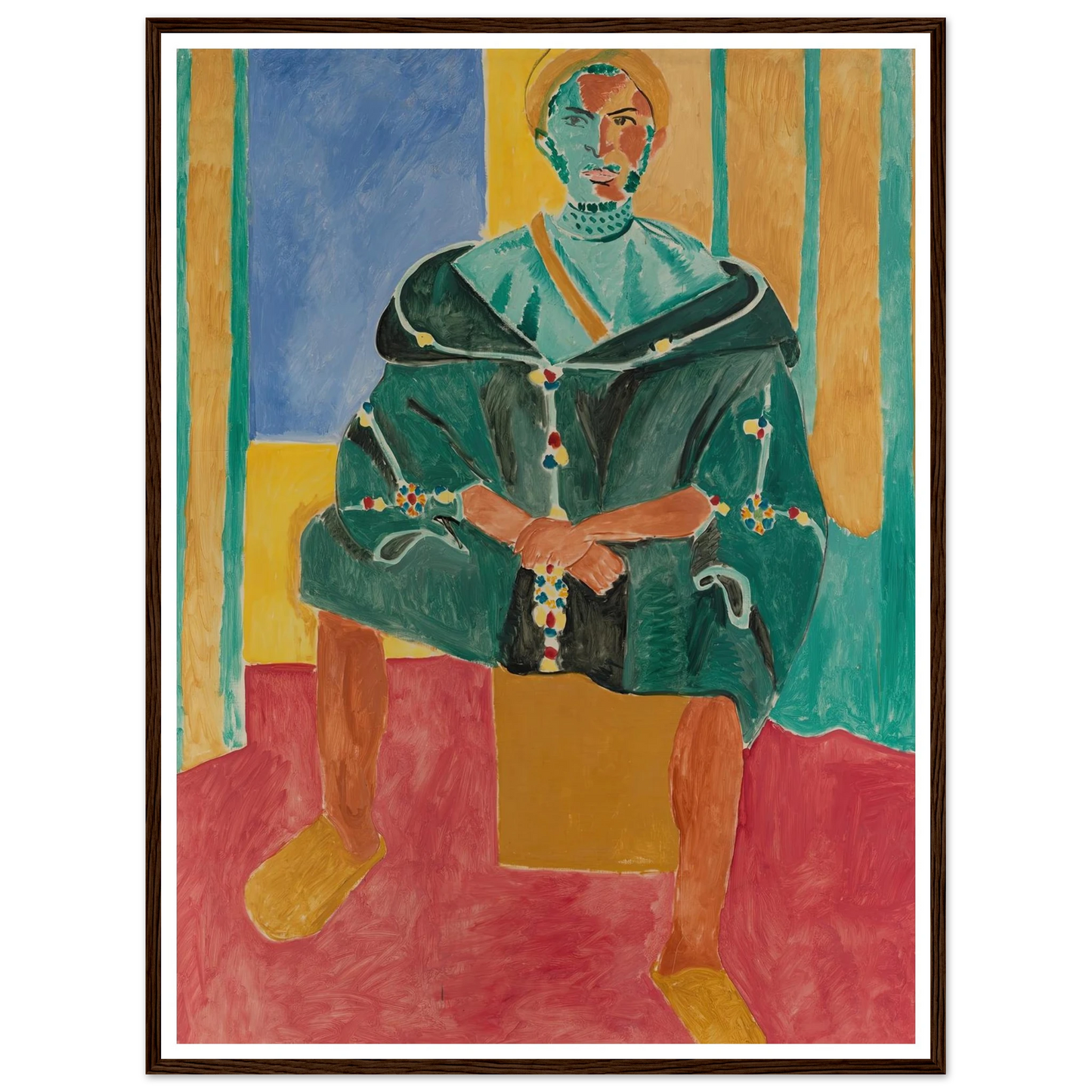 Seated Riffian (Le Rifain assis) (1912) Art Print | Henri Matisse-Quipham Collections