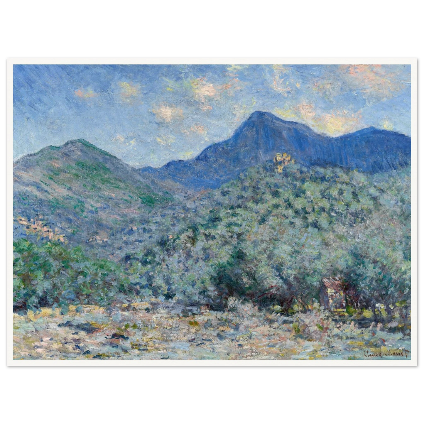 Valle Buona, Near Bordighera (1884) Art Print | Claude Monet-Quipham Collections