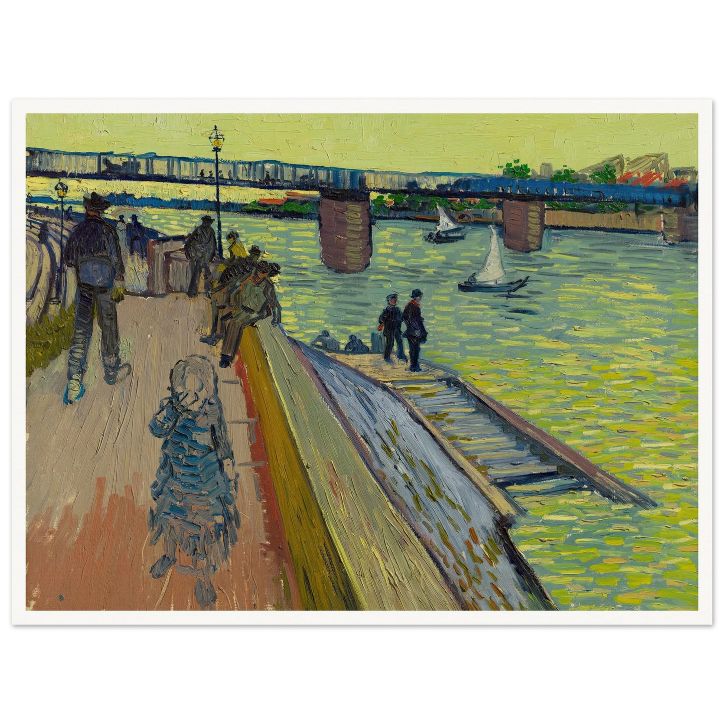 Le pont de Trinquetaille (1888) Art Print | Vincent van Gogh-Quipham Collections
