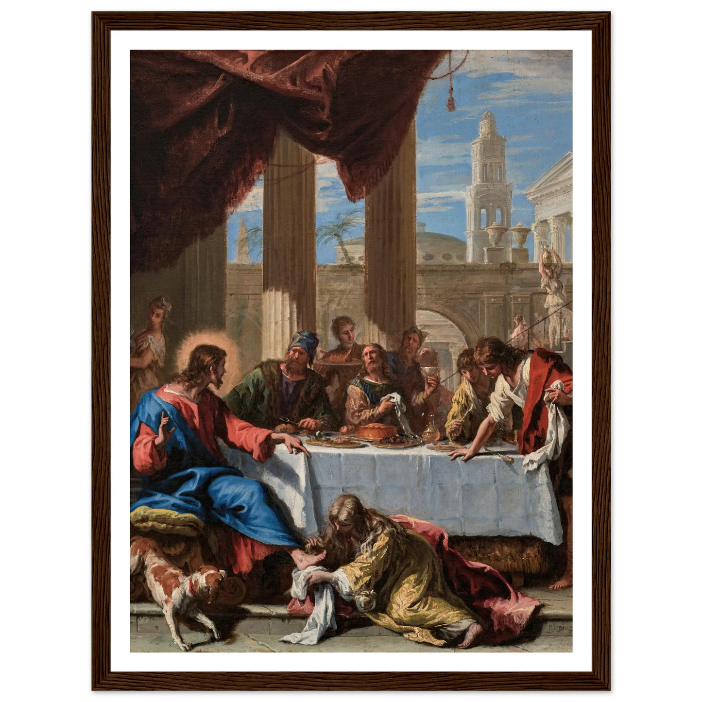 Christ in the House of Simon the Pharisee (1713) Art Print | Sebastiano Ricci-Quipham Collections