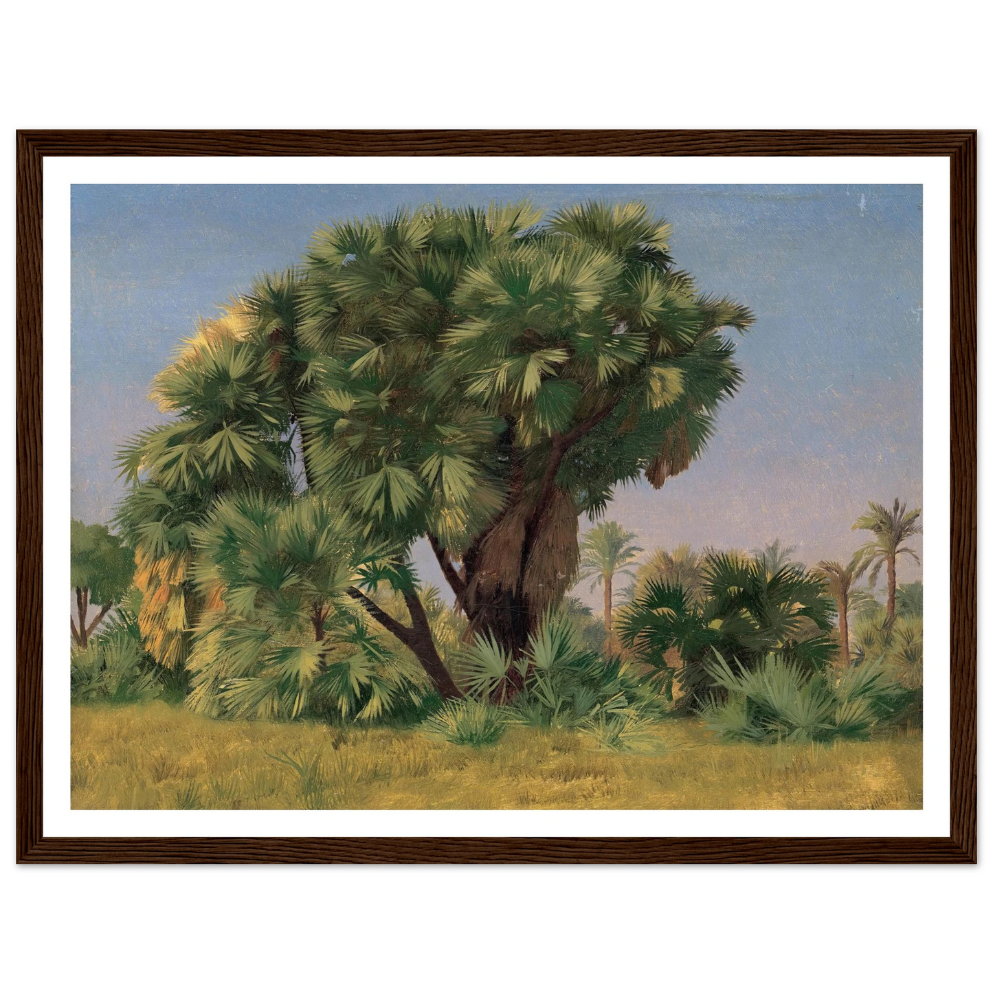 Study of Palm Trees (probably 1868) Art Print | Jean Leon Gerome-Quipham Collections