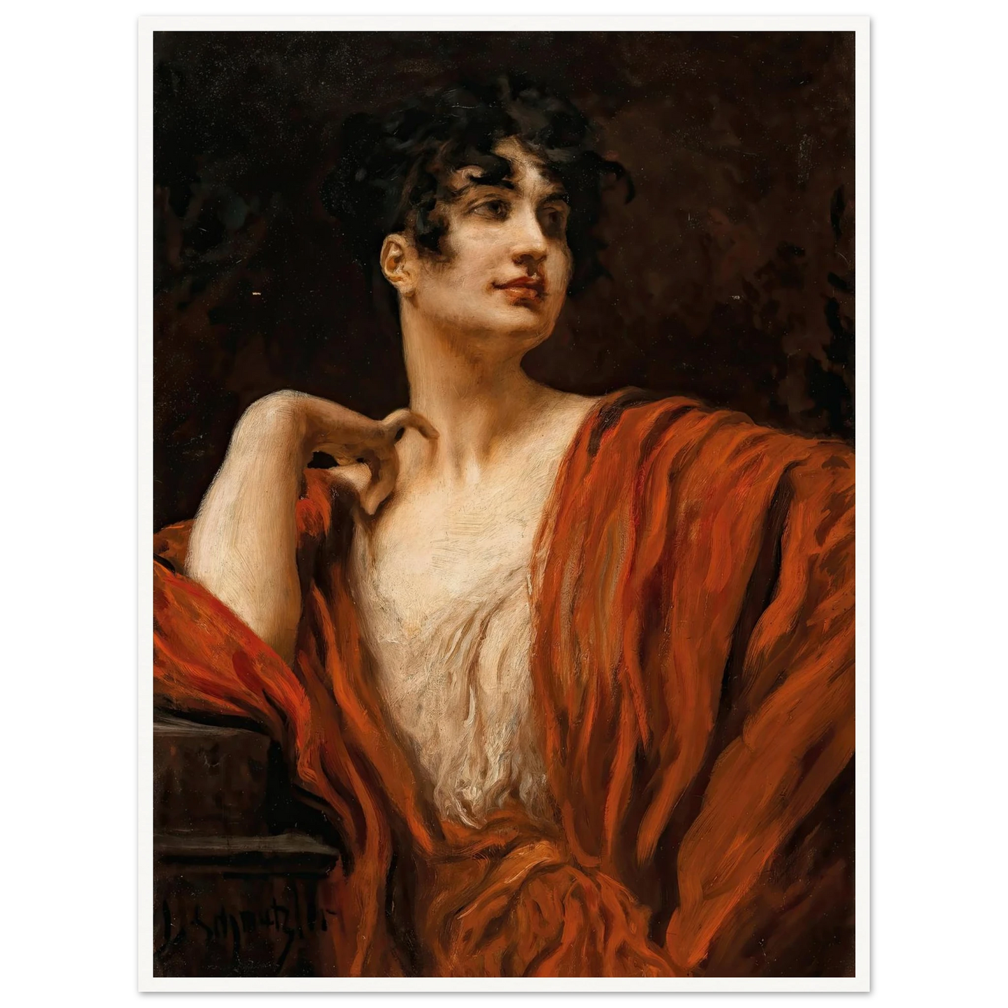 A Young Beauty Art Print | Leopold Schmutzler-Quipham Collections