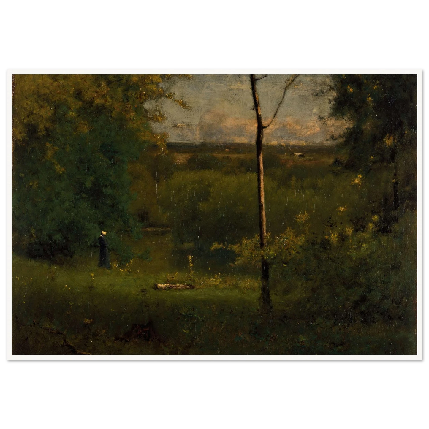 Looking over the River (1886) Art Print | George Inness-Quipham Collections
