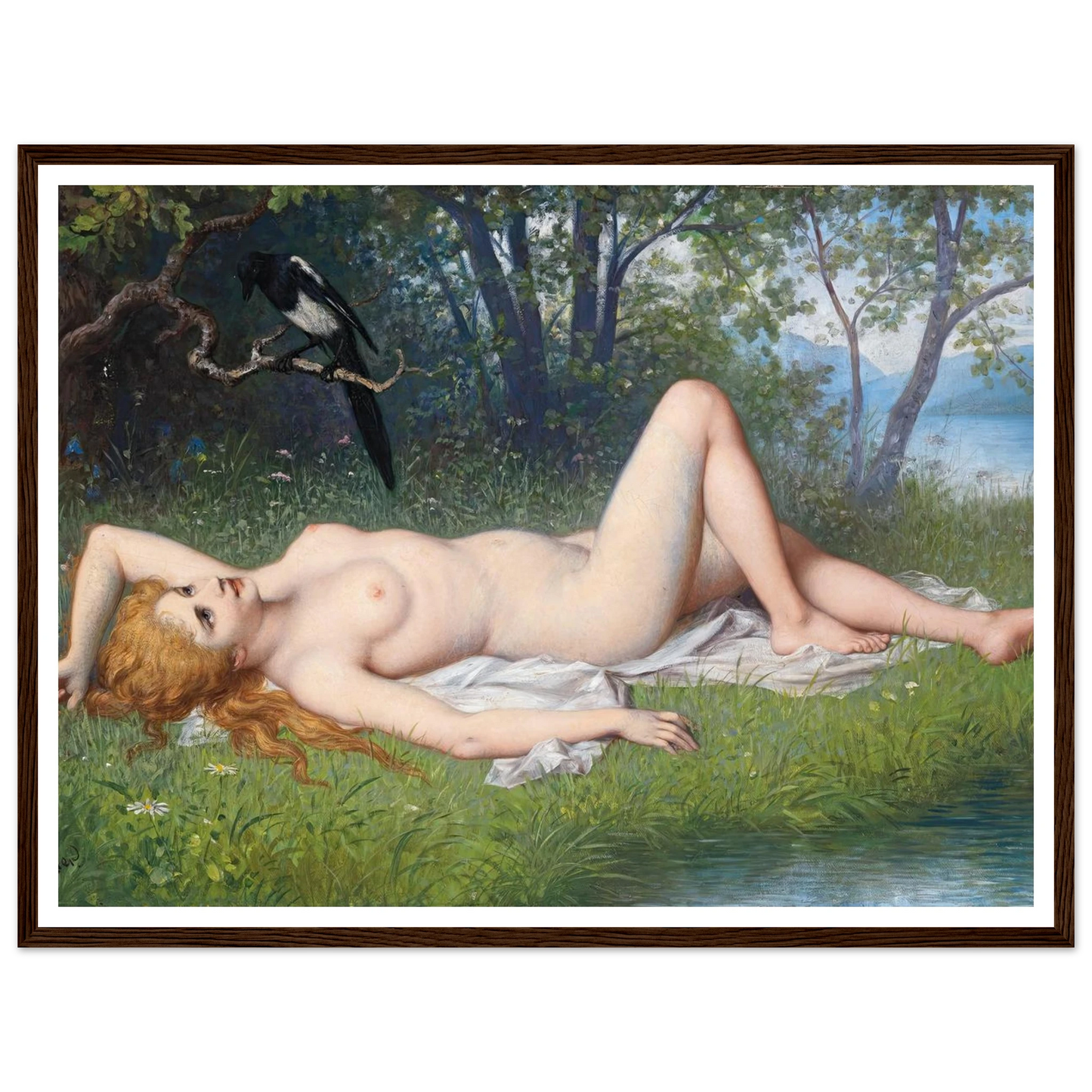 Die Elster Art Print | Carl Schweninger Jr-Quipham Collections