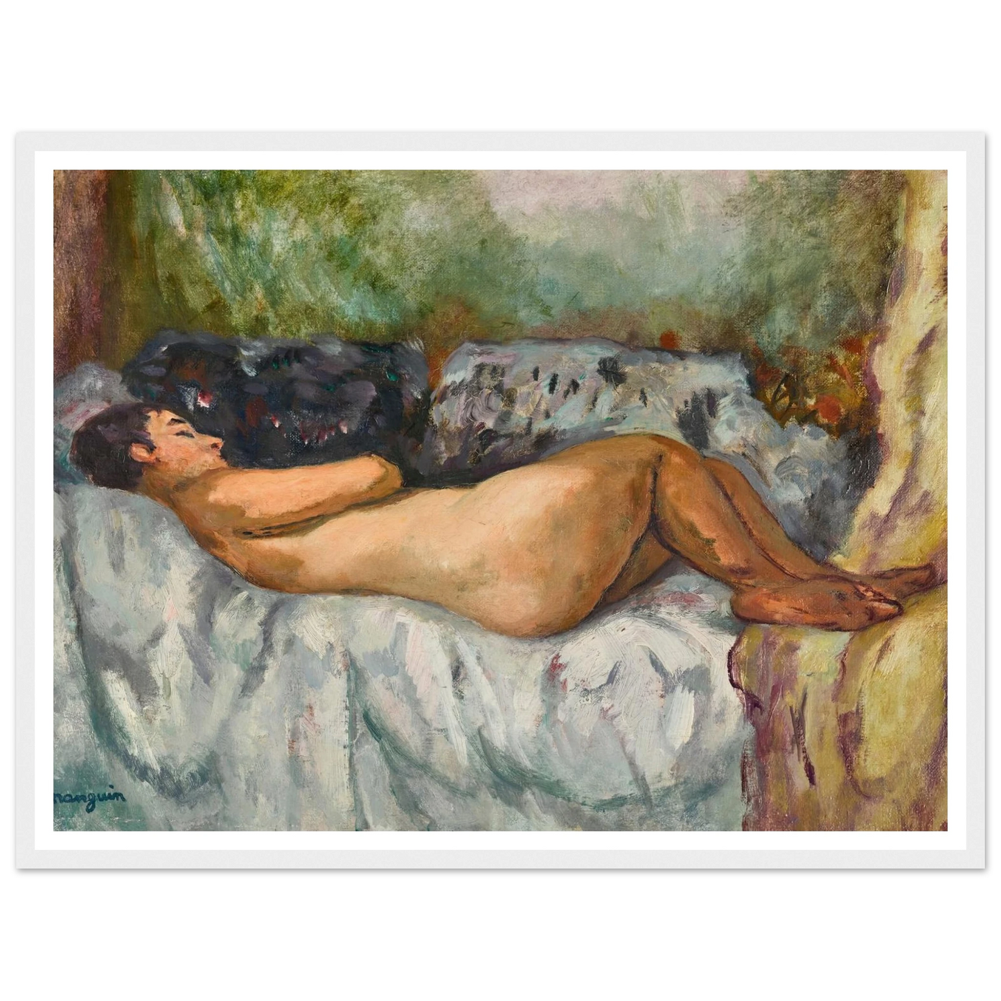 Jeanne; Nu allongé (1931) Art Print | Henri Manguin-Quipham Collections