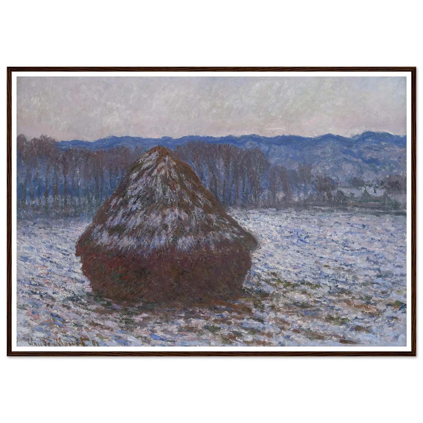 Stack of Wheat (1890) Art Print | Claude Monet-Quipham Collections
