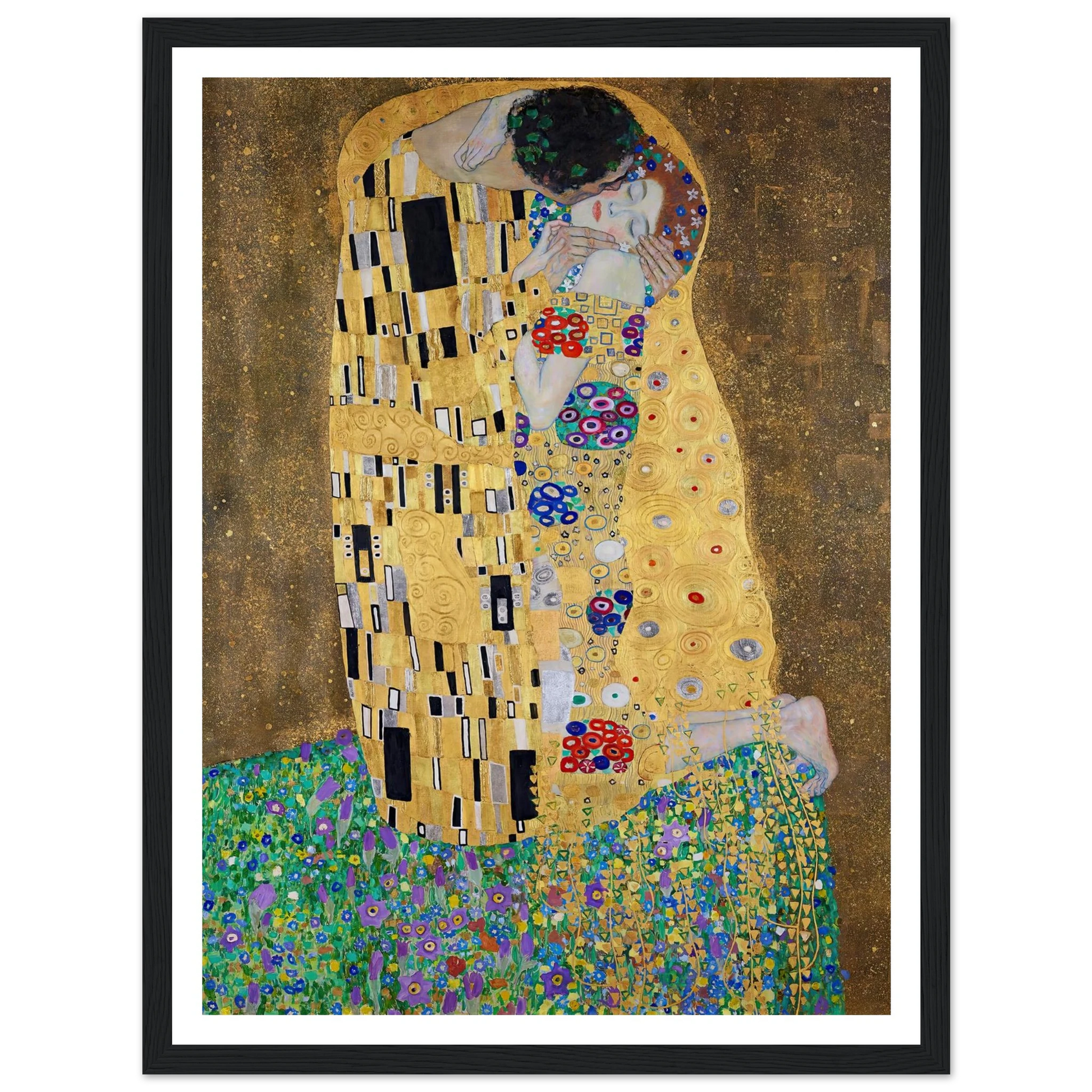 The kiss (lovers) (1908) Art Print | Gustav Klimt-Quipham Collections