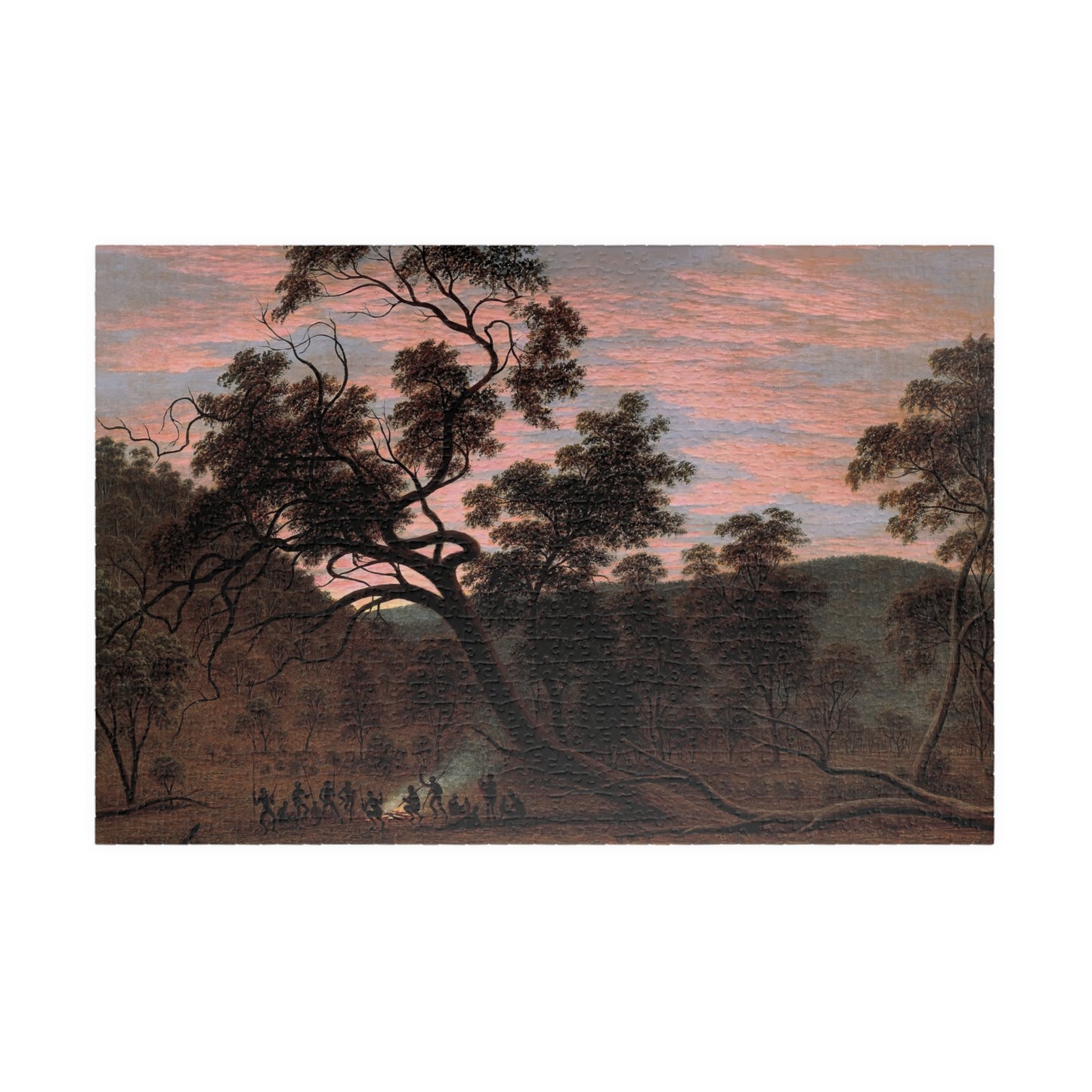 A corroboree of natives in Mills Plains Puzzle | John Glover-Quipham Collections