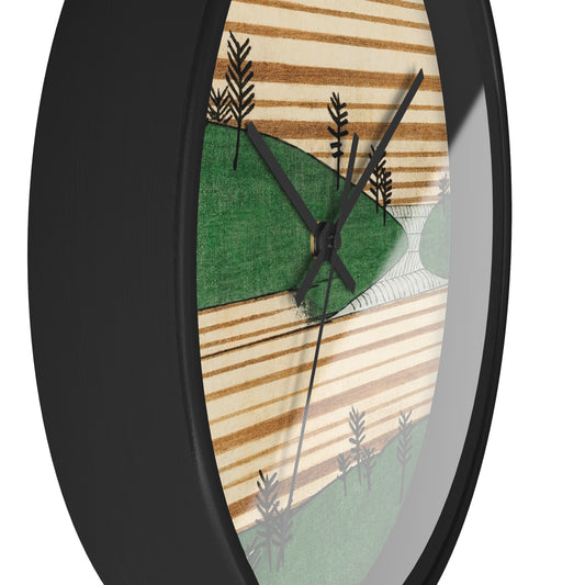 Landscape Illustration Wall Clock | Watanabe Seitei-Quipham Collections