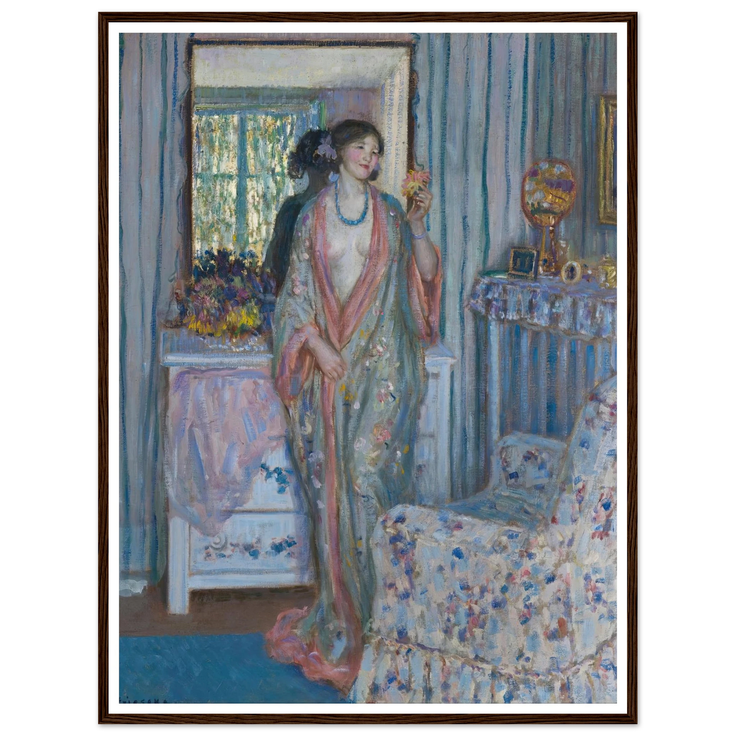 The Robe (1915) Art Print | Frederick Carl Frieseke-Quipham Collections
