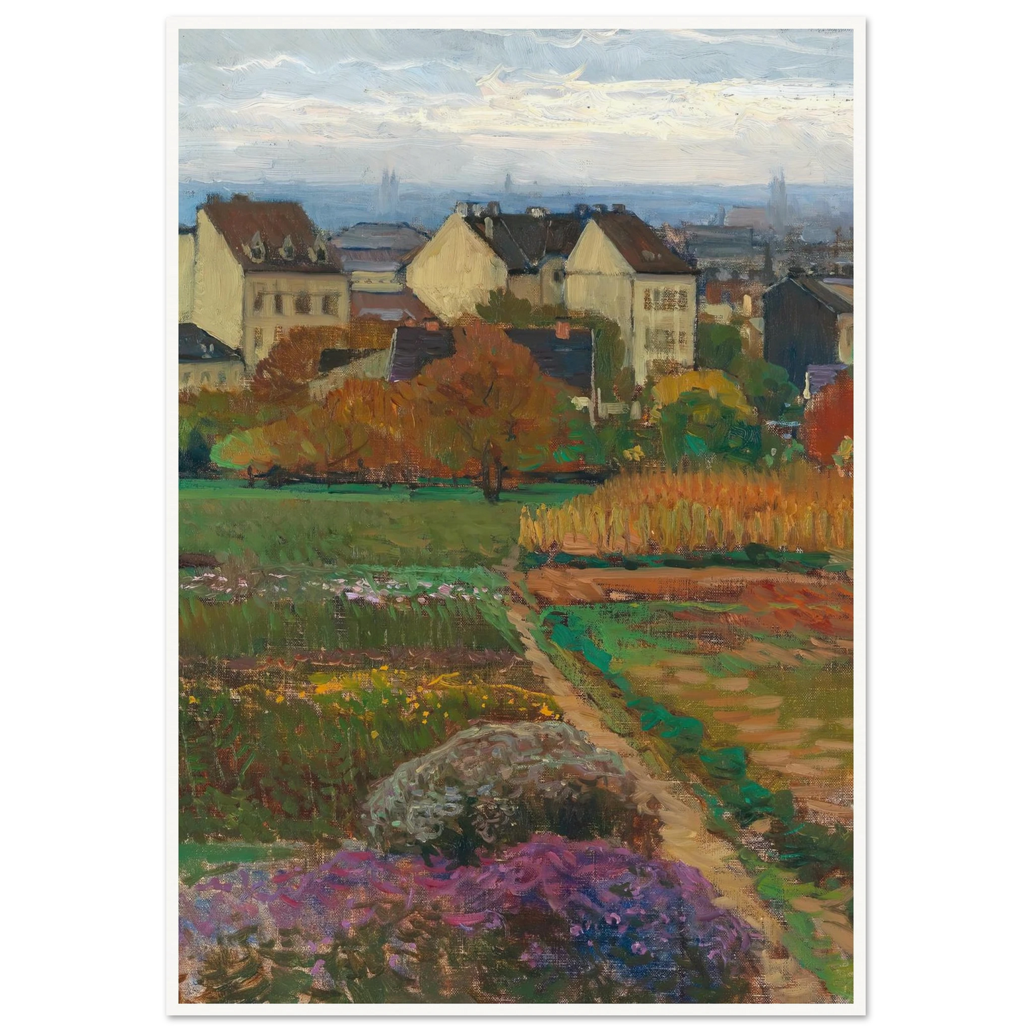 Döbling Wien Art Print | Carl Moll-Quipham Collections