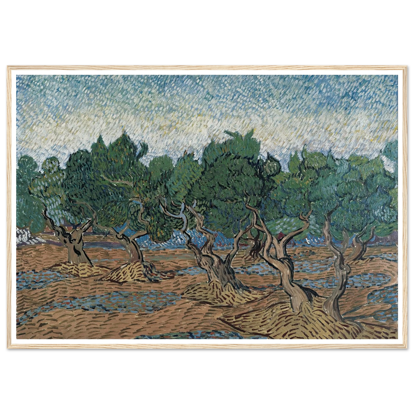 Olive grove Art Print | Vincent van Gogh-Quipham Collections