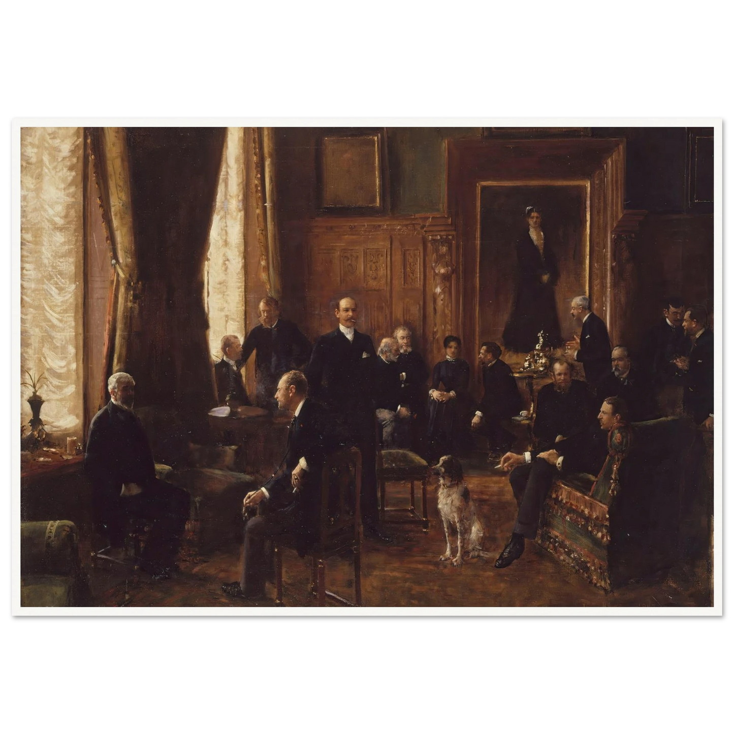 Le salon de la comtesse Potocka (1887) Art Print | Jean Beraud-Quipham Collections