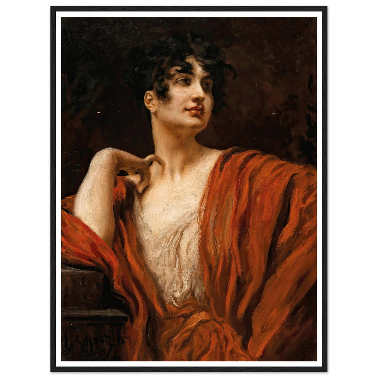 A Young Beauty Art Print | Leopold Schmutzler-Quipham Collections