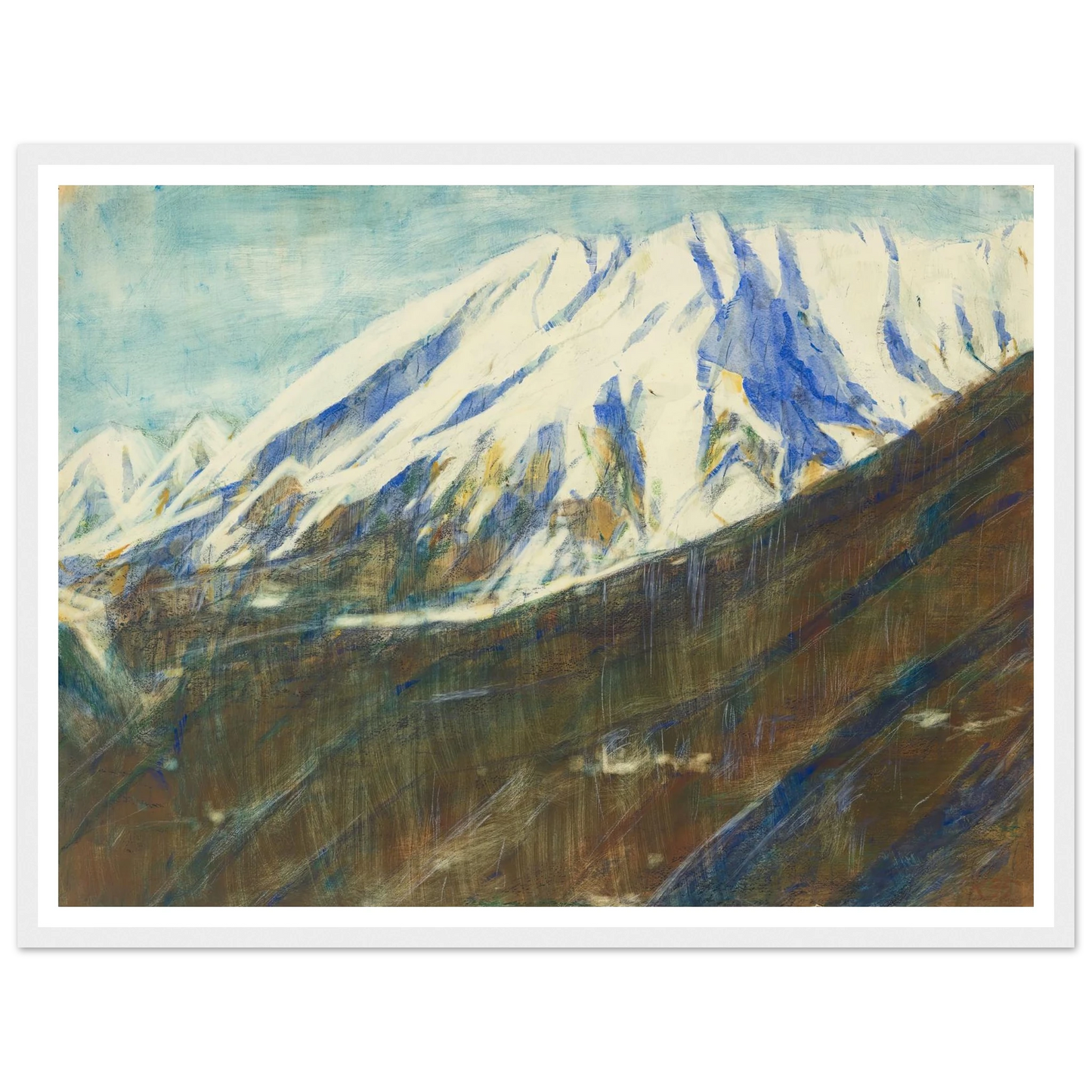 Ghiridone in the snow (Lago Maggiore) (1935) Art Print | Christian Rohlfs-Quipham Collections