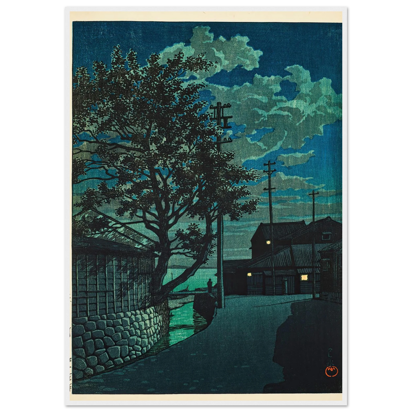Kamezaki Bishu (1928) Art Print | Kawase Hasui-Quipham Collections
