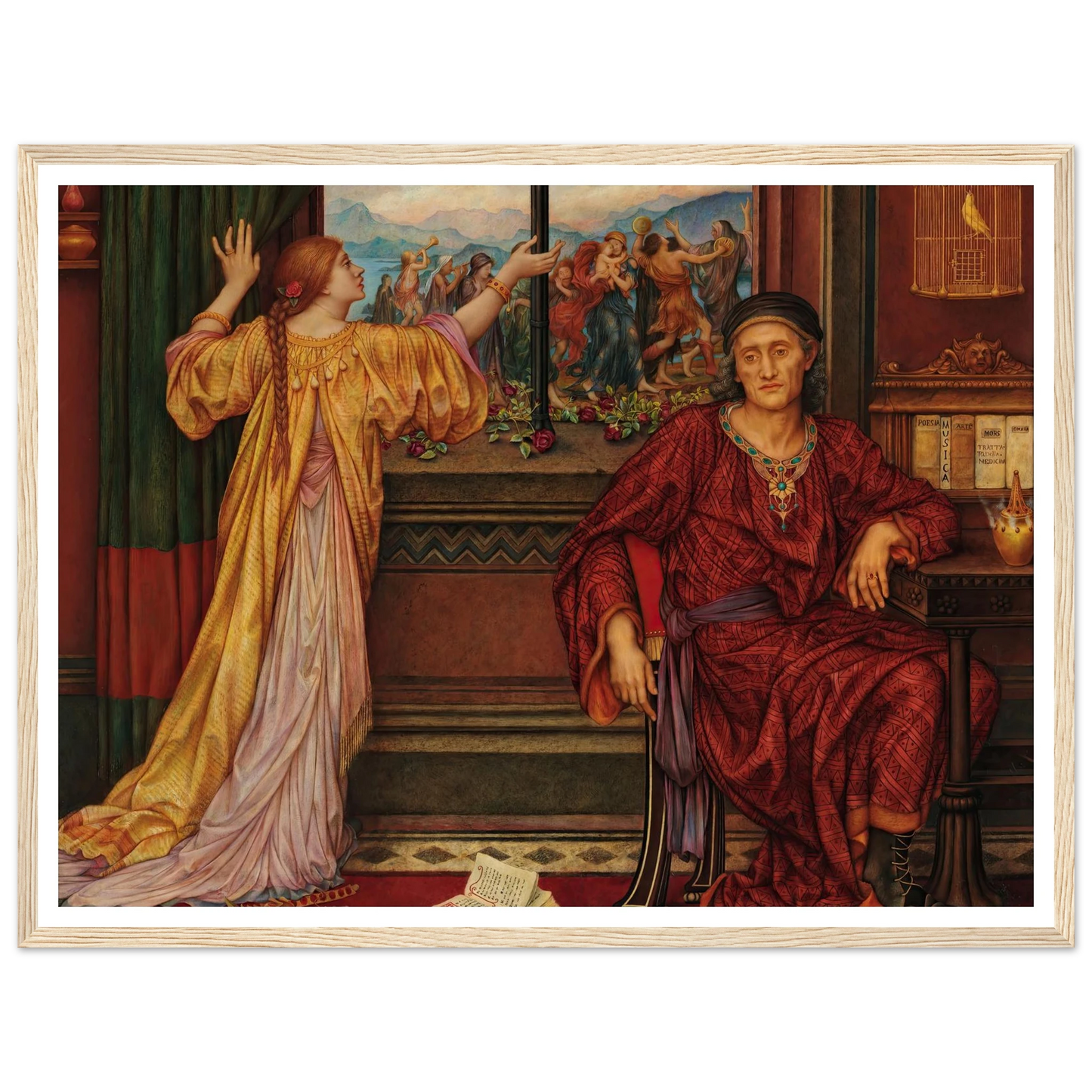 The Gilded Cage (1919) Art Print | Evelyn de Morgan-Quipham Collections