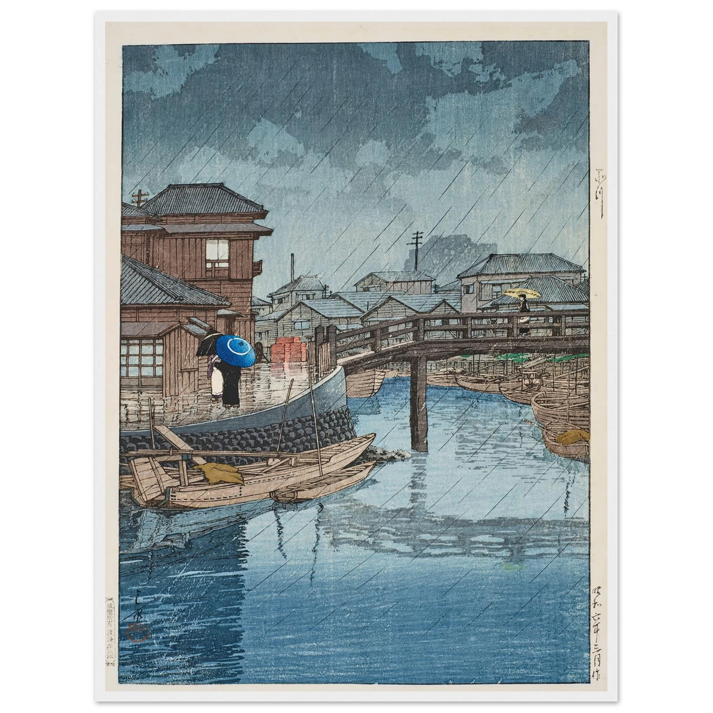 Shinagawa (1931) Art Print | Kawase Hasui-Quipham Collections