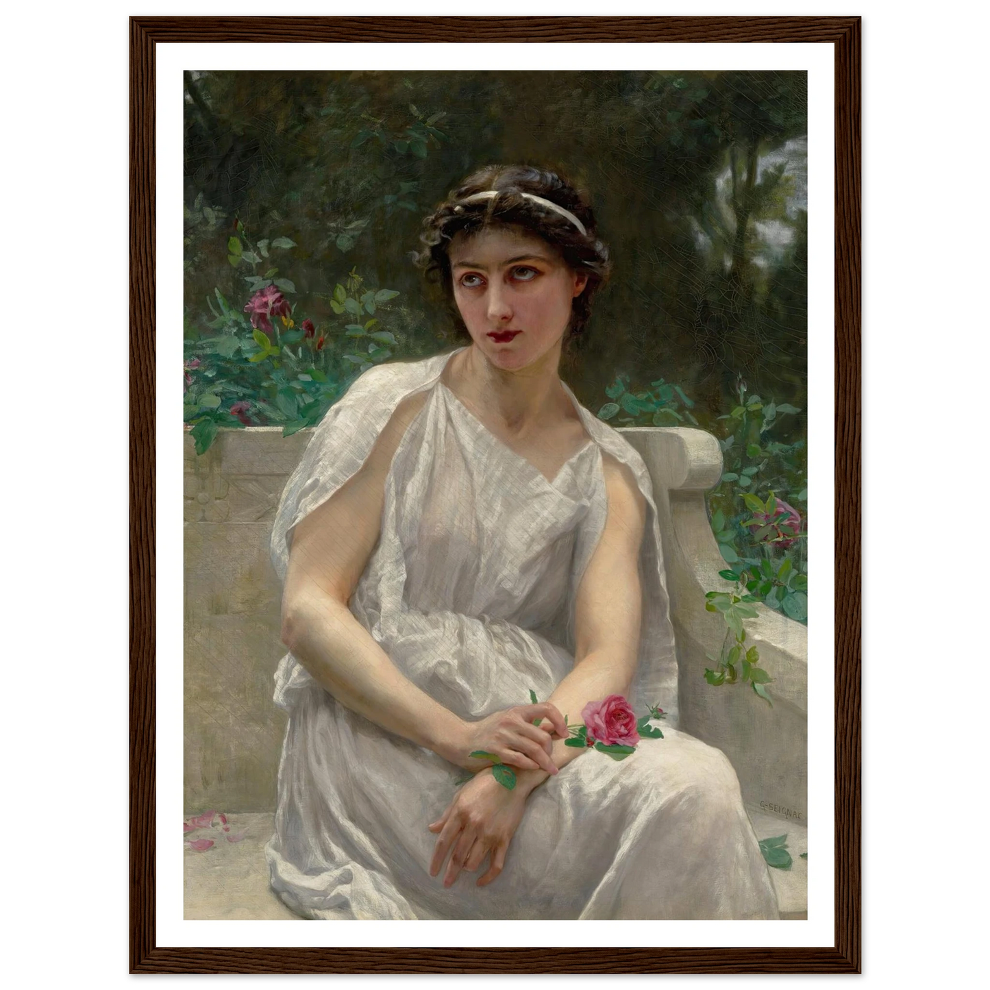 The Red Rose Art Print | Guillaume Seignac-Quipham Collections