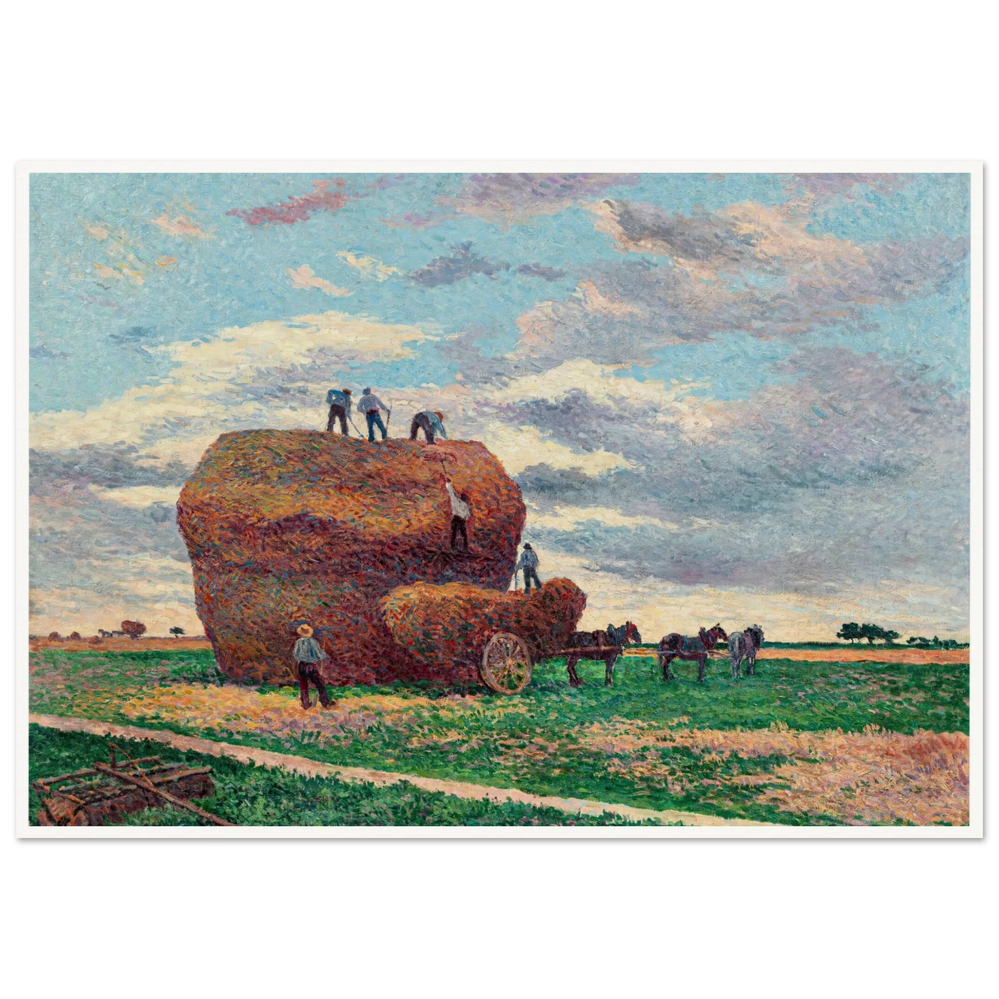 La meule de foin (1897) Art Print | Maximilien Luce-Quipham Collections