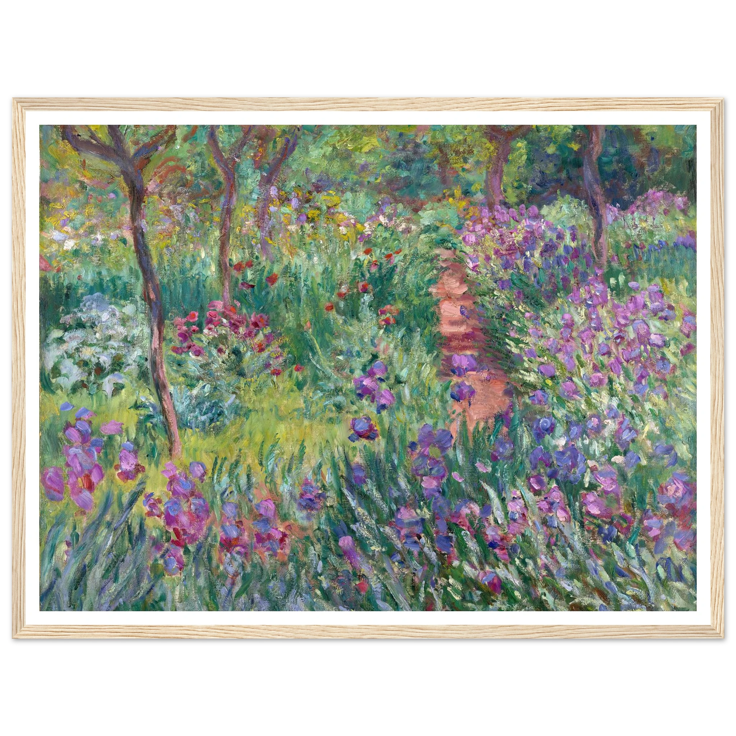The Artist’s Garden in Giverny (1900) Art Print | Claude Monet-Quipham Collections