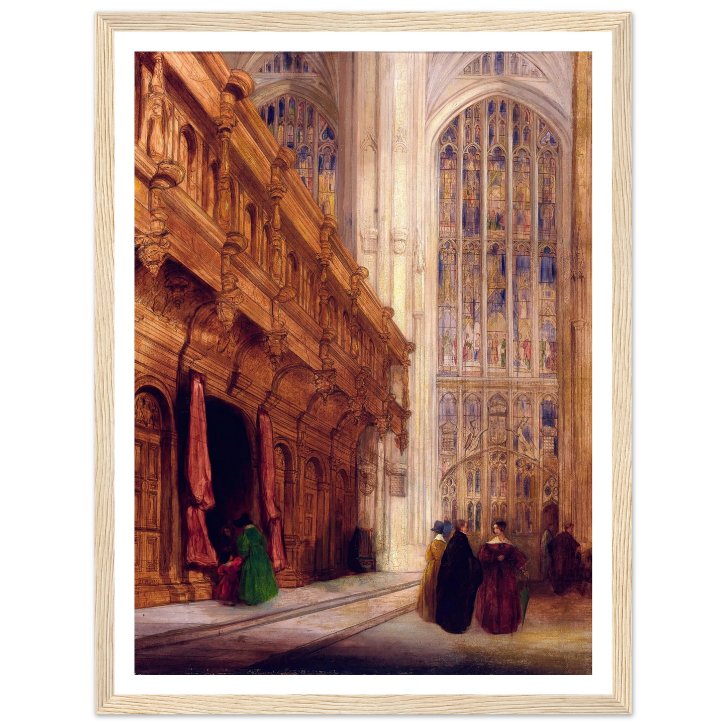 King’s College Chapel–Cambridge Art Print | David Roberts-Quipham Collections