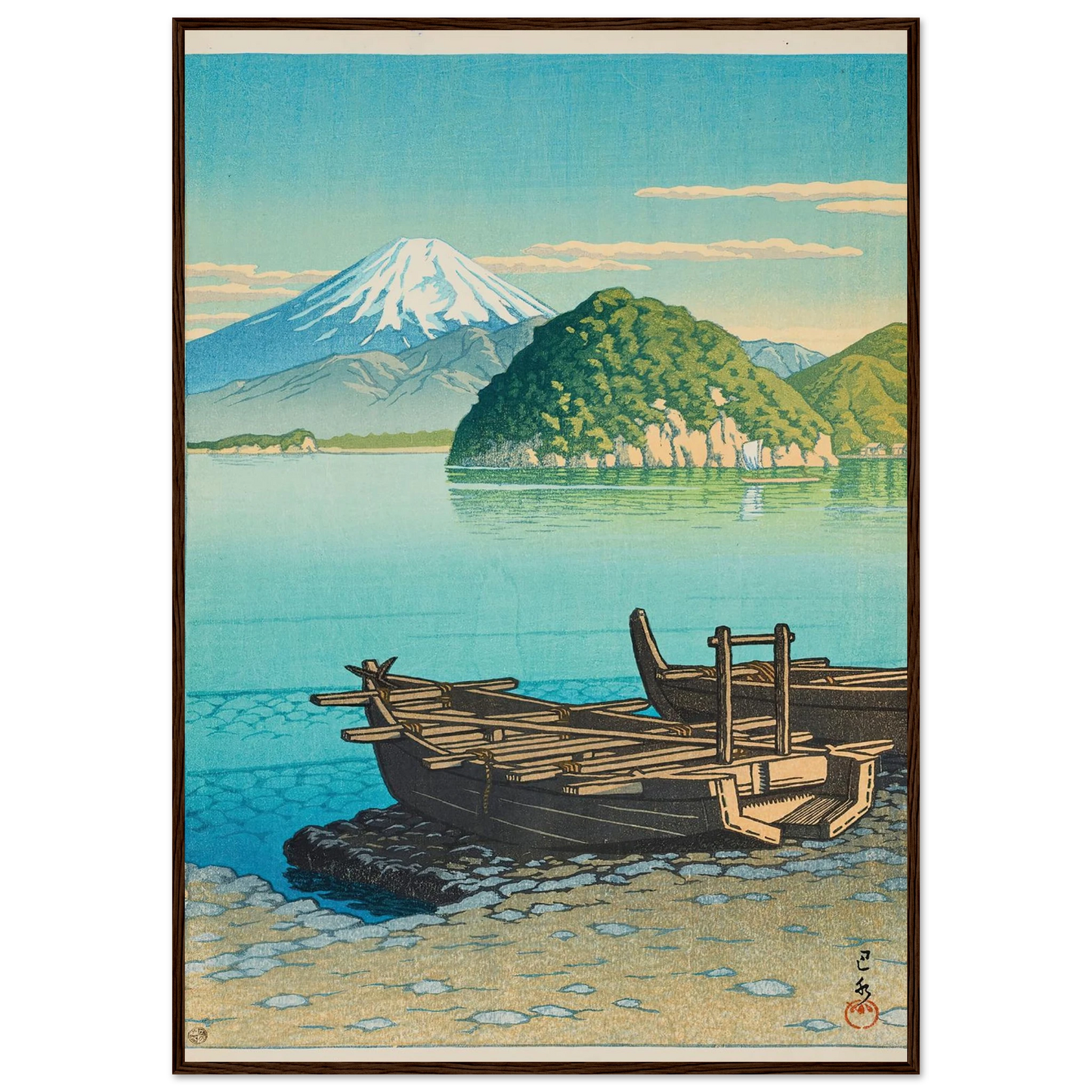 Mitohama no asa (Morning at Mitohama) (1953) Art Print | Kawase Hasui-Quipham Collections
