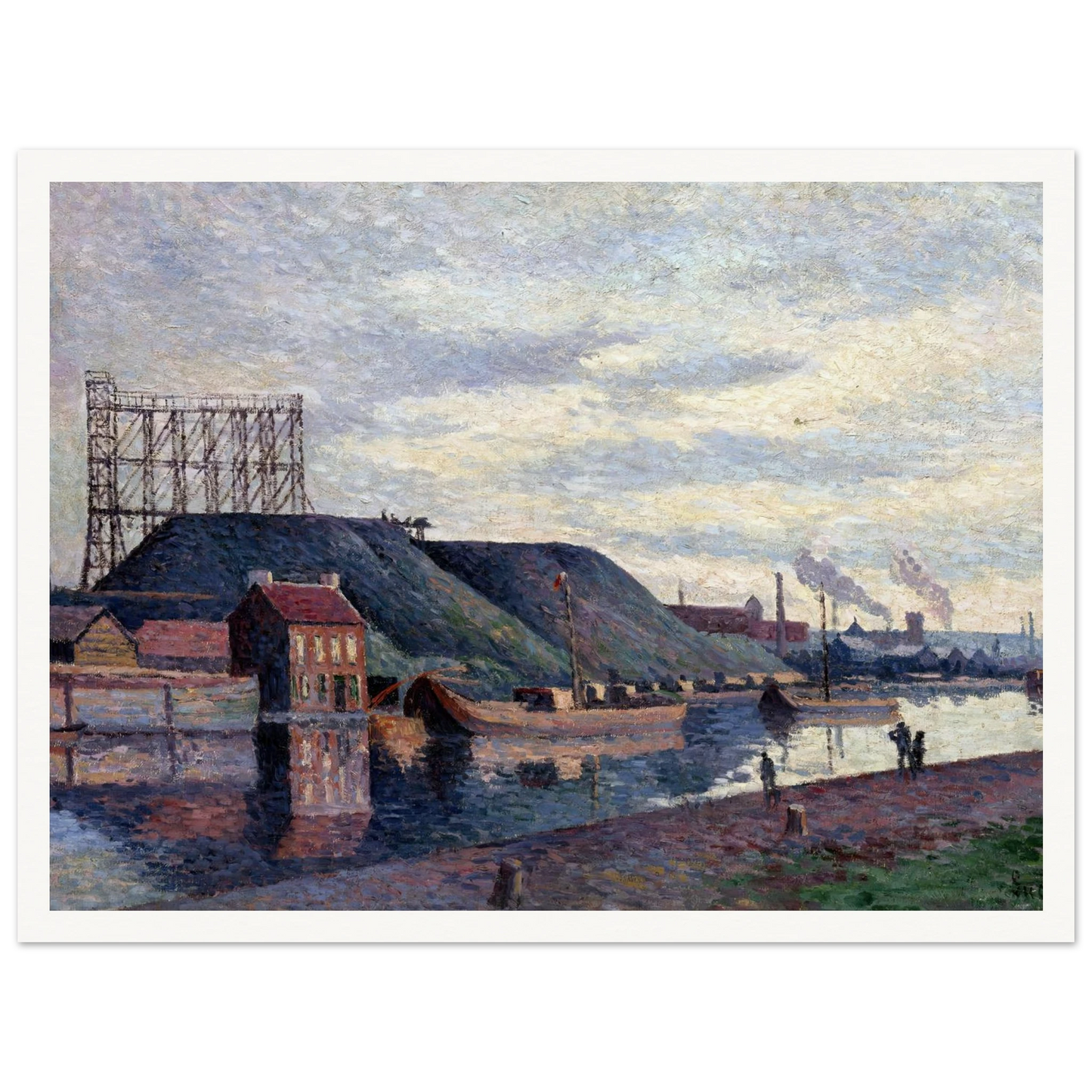 Les terrils de Sacré Madame (1897) Art Print | Maximilien Luce-Quipham Collections