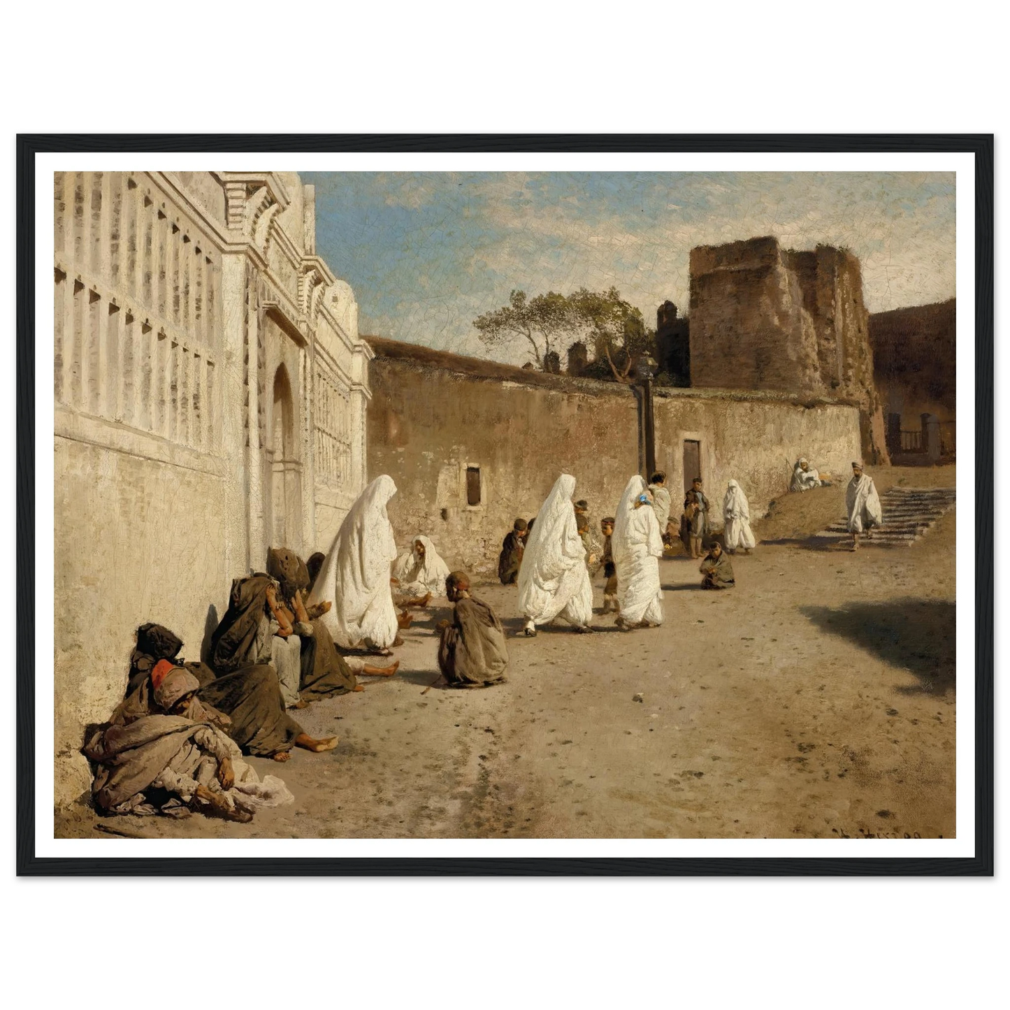 Entrance into the Alhambra, Spain Art Print | Hermann Ottomar Herzog-Quipham Collections