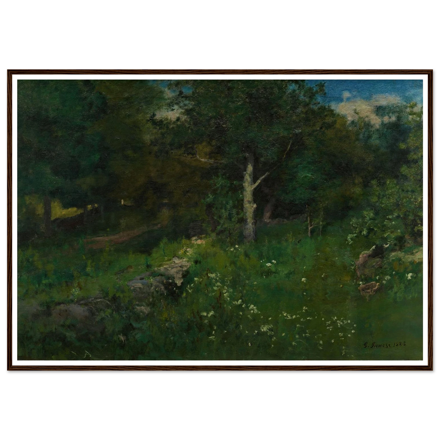 Summer Foliage (1883) Art Print | George Inness-Quipham Collections