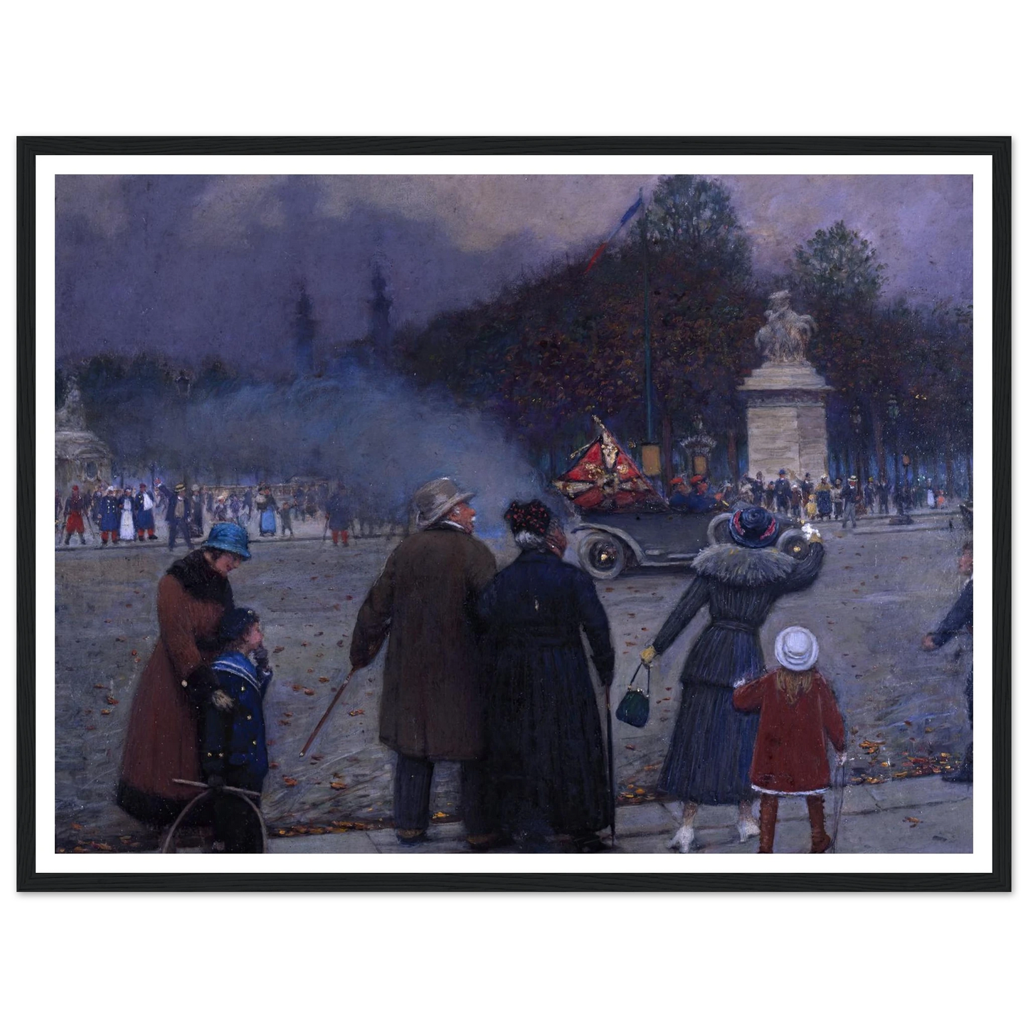 Drapeau allemand porté aux Invalides (1914) Art Print | Jean Beraud-Quipham Collections