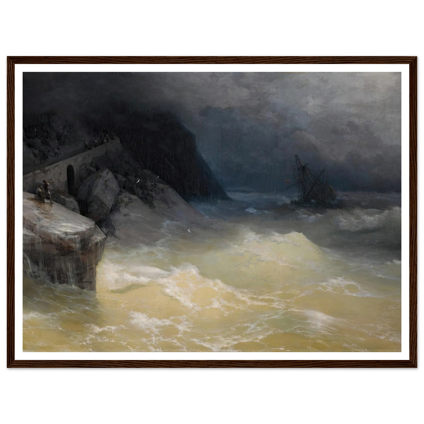 Shipwreck off the Black Sea Coast ( 1887) Art Print | Ivan Konstantinovich Aivazovsky-Quipham Collections