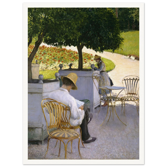 The Orange Trees (1878) Art Print | Gustave Caillebotte-Quipham Collections